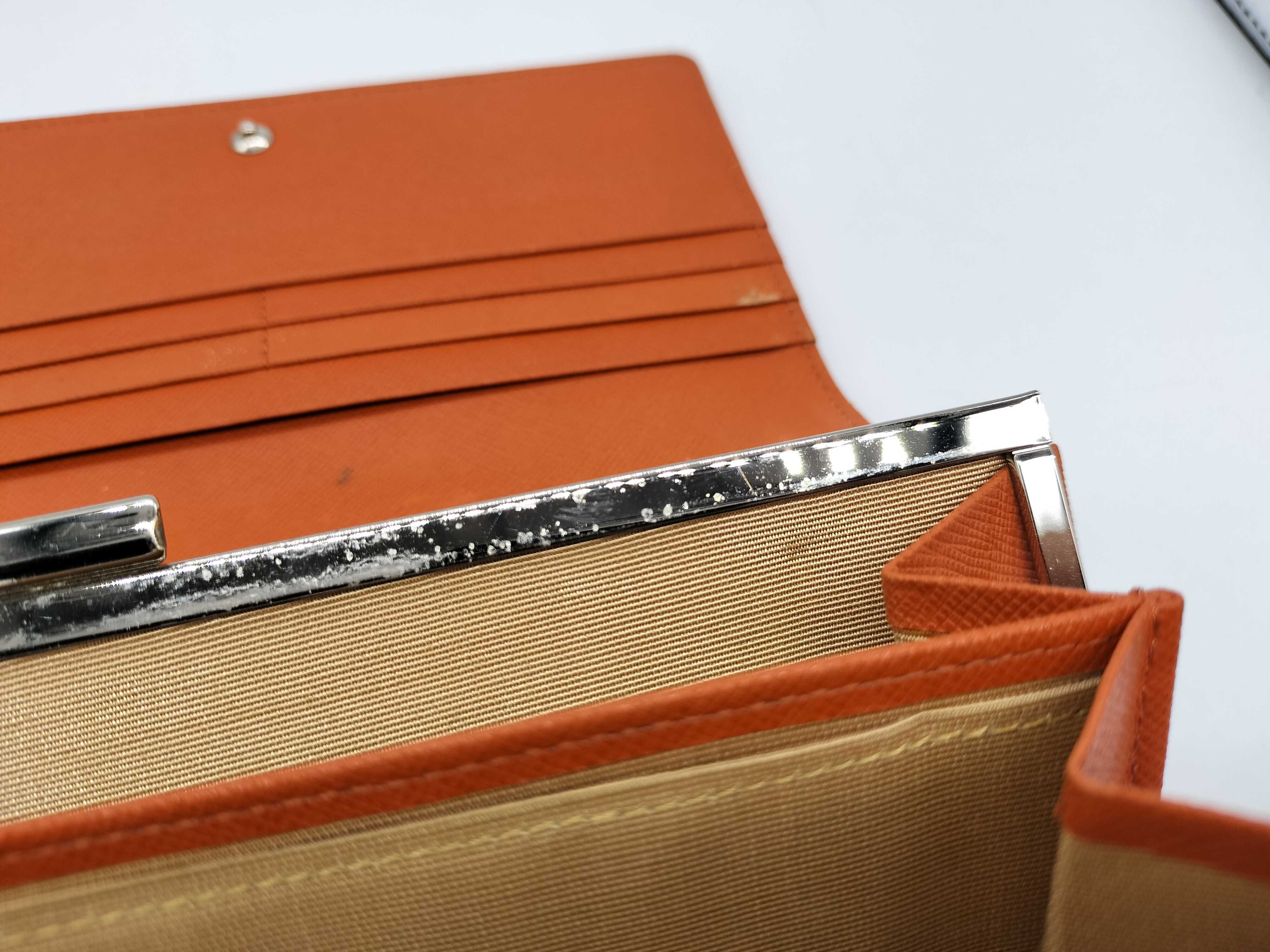 Checkered Clasp Long Wallet — view 14