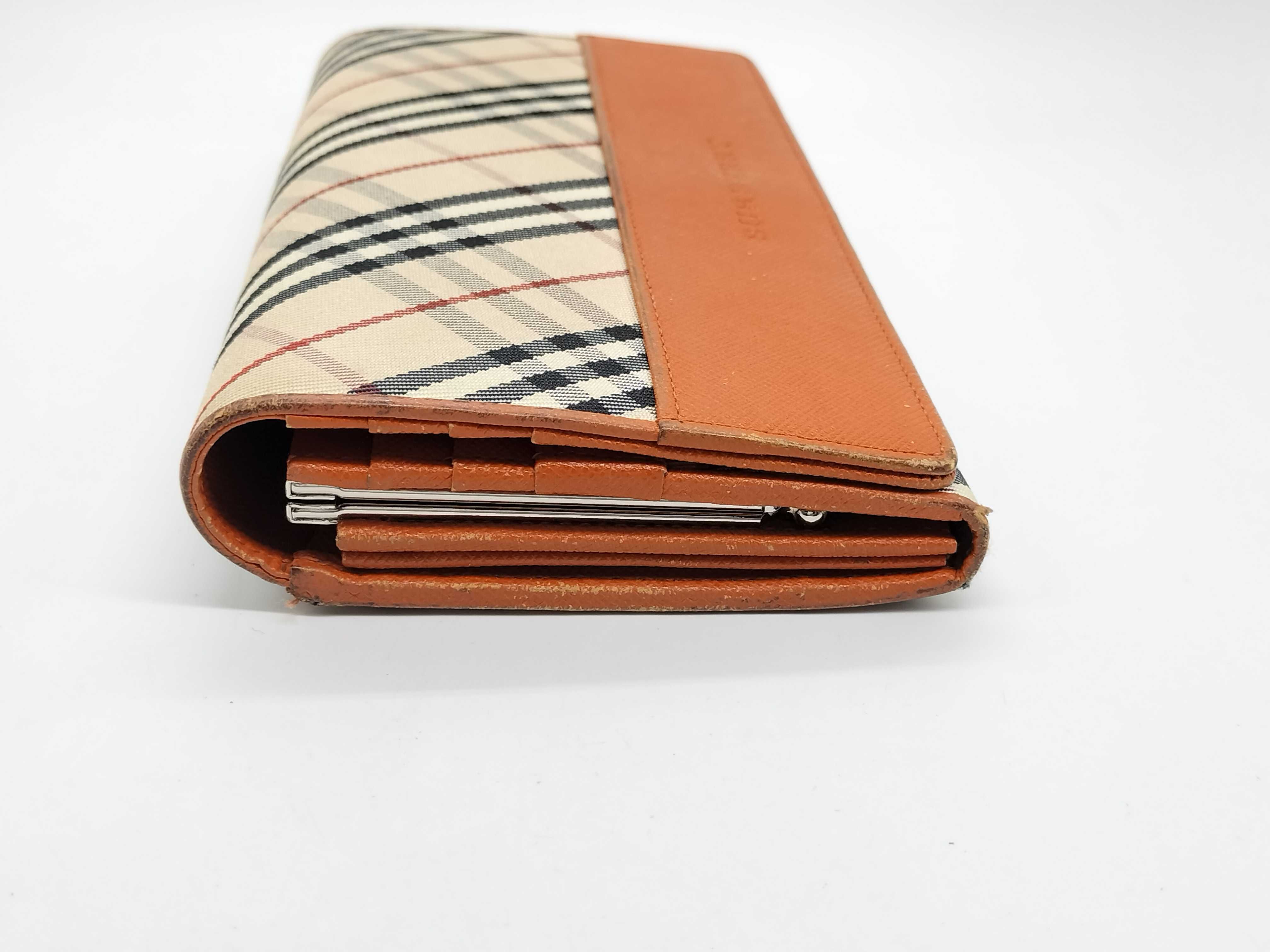 Checkered Clasp Long Wallet — view 4