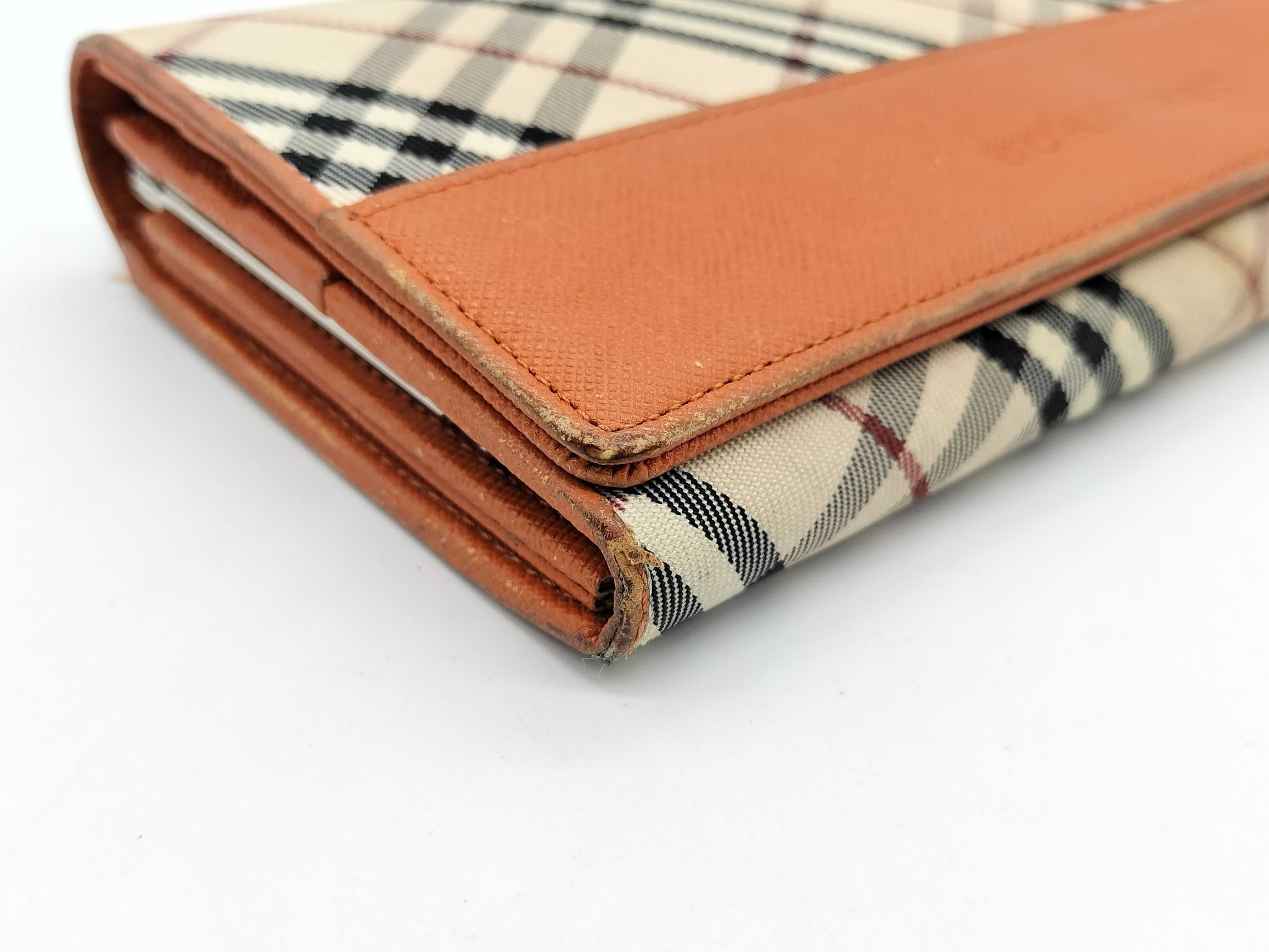 Checkered Clasp Long Wallet — view 5