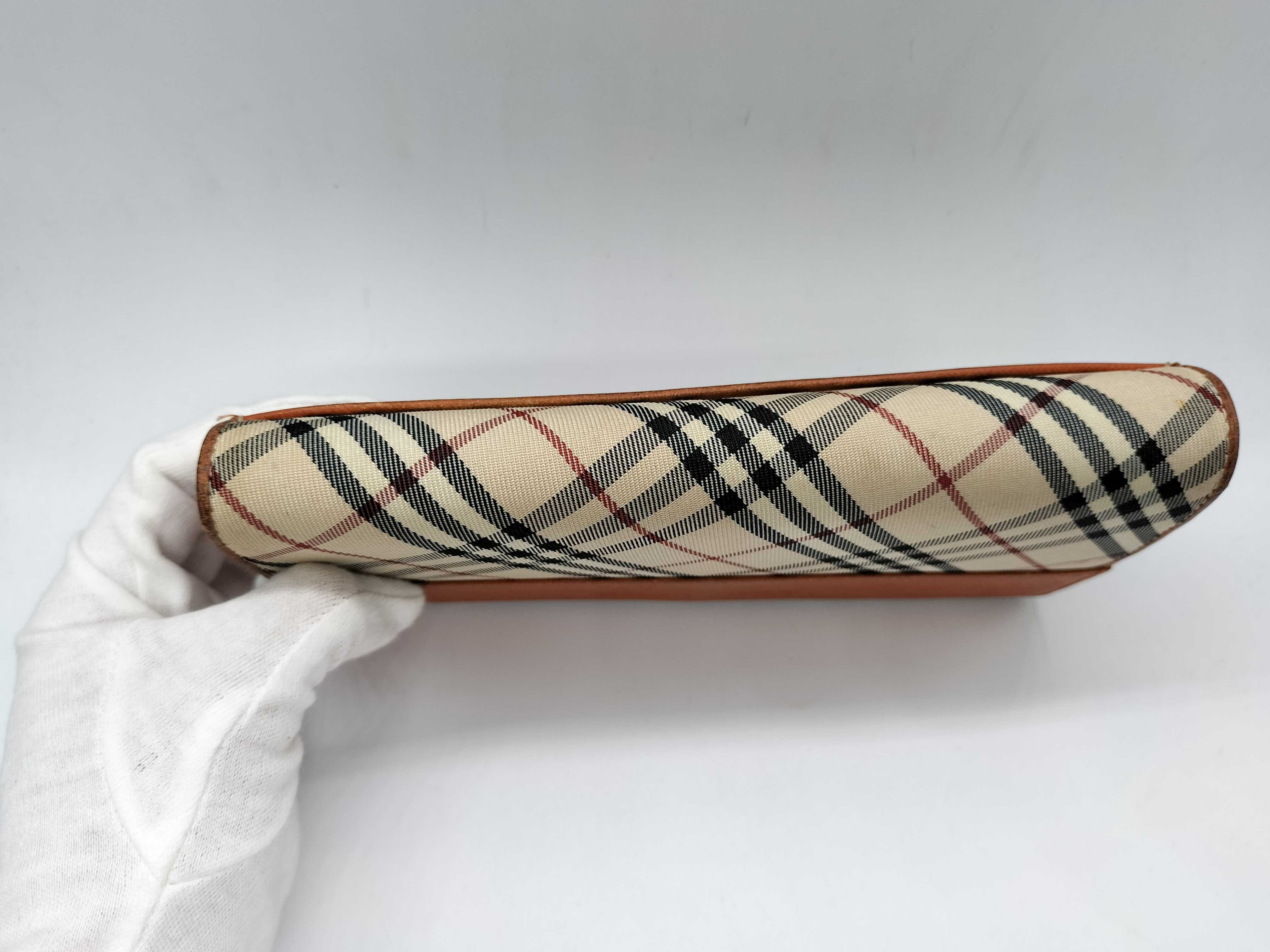 Checkered Clasp Long Wallet — view 6