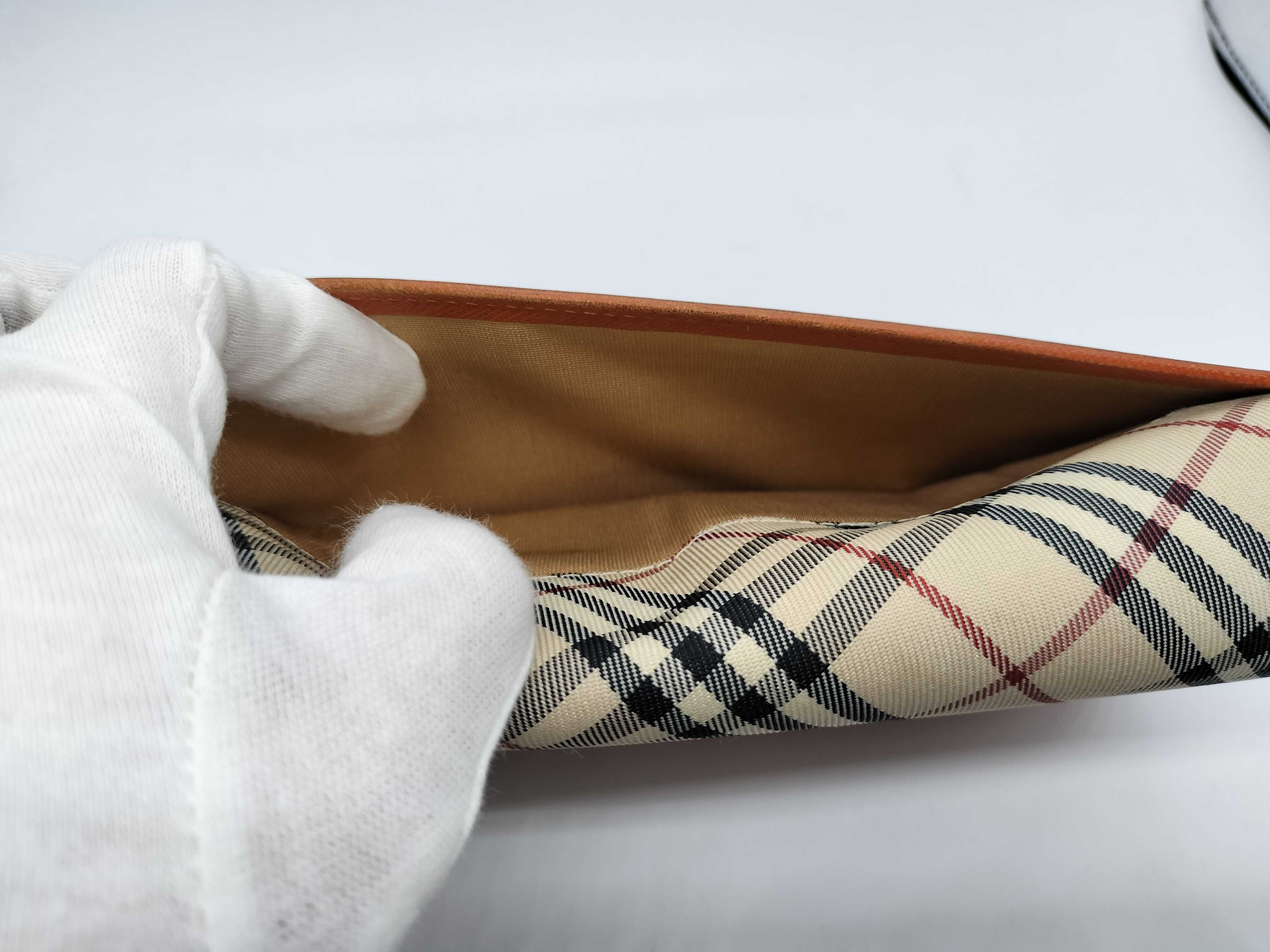 Checkered Clasp Long Wallet — view 8