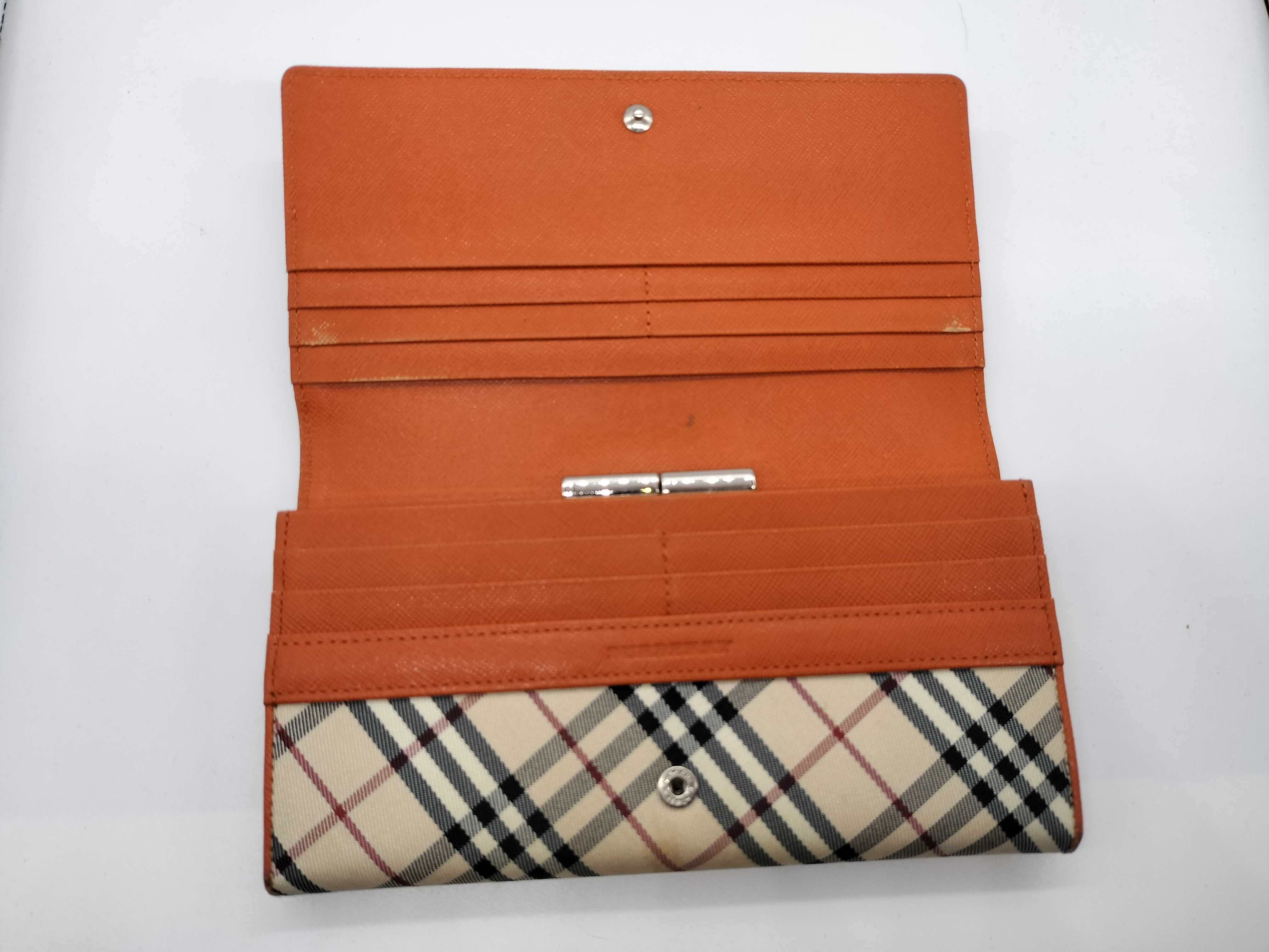 Checkered Clasp Long Wallet — view 9