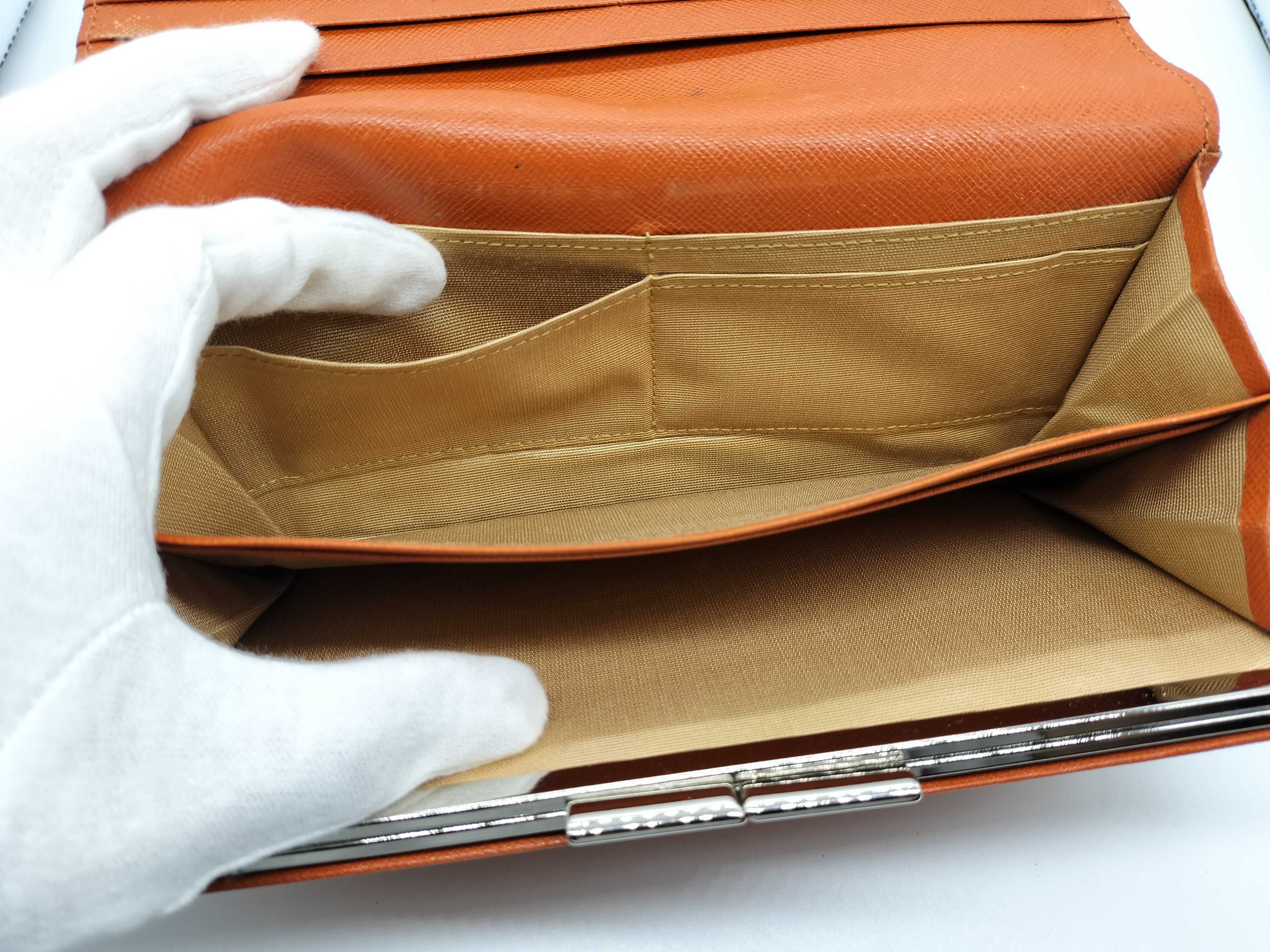 Checkered Clasp Long Wallet — view 10