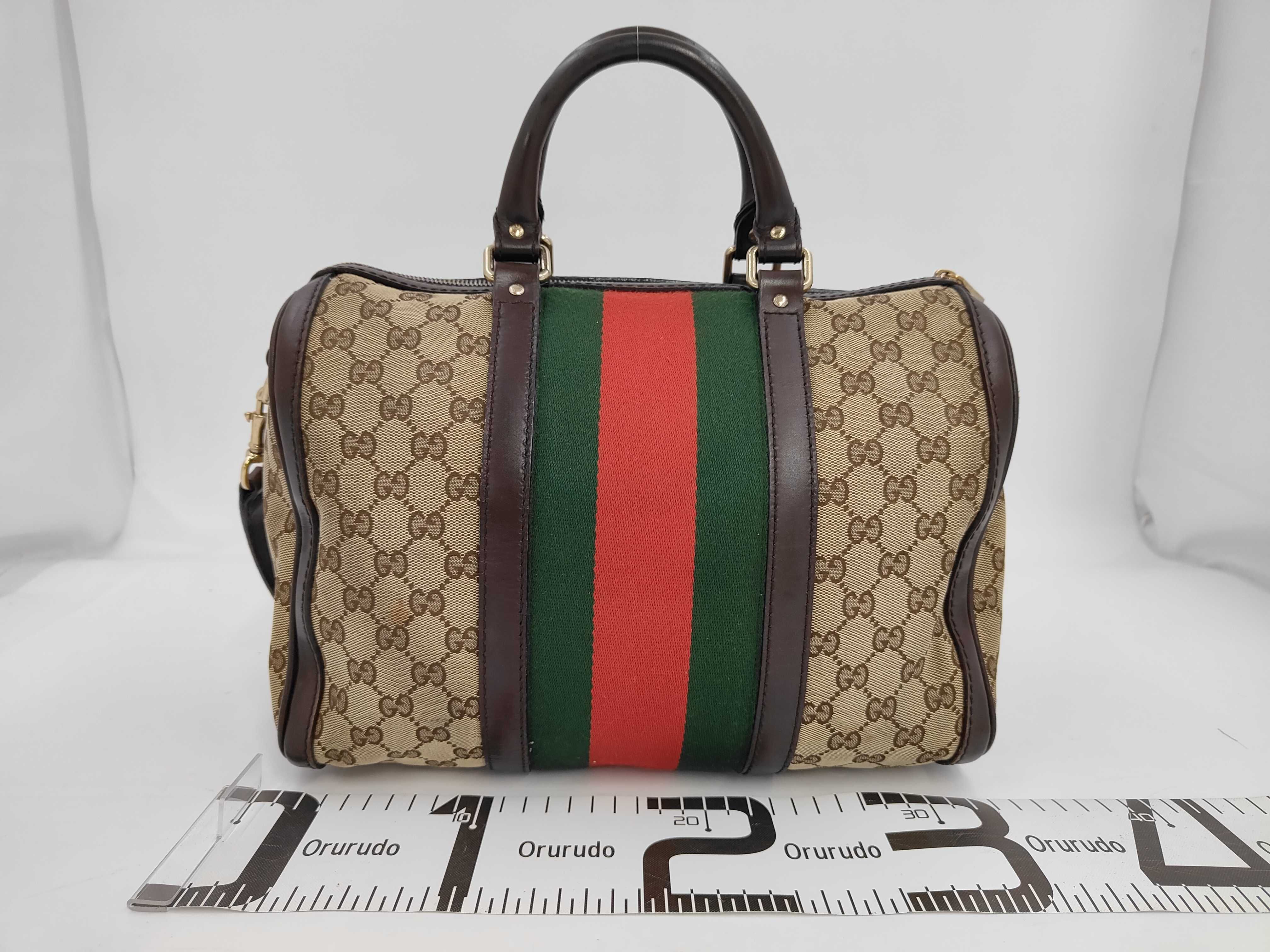 GG Vintage Web Original GG Boston Bag — view 2