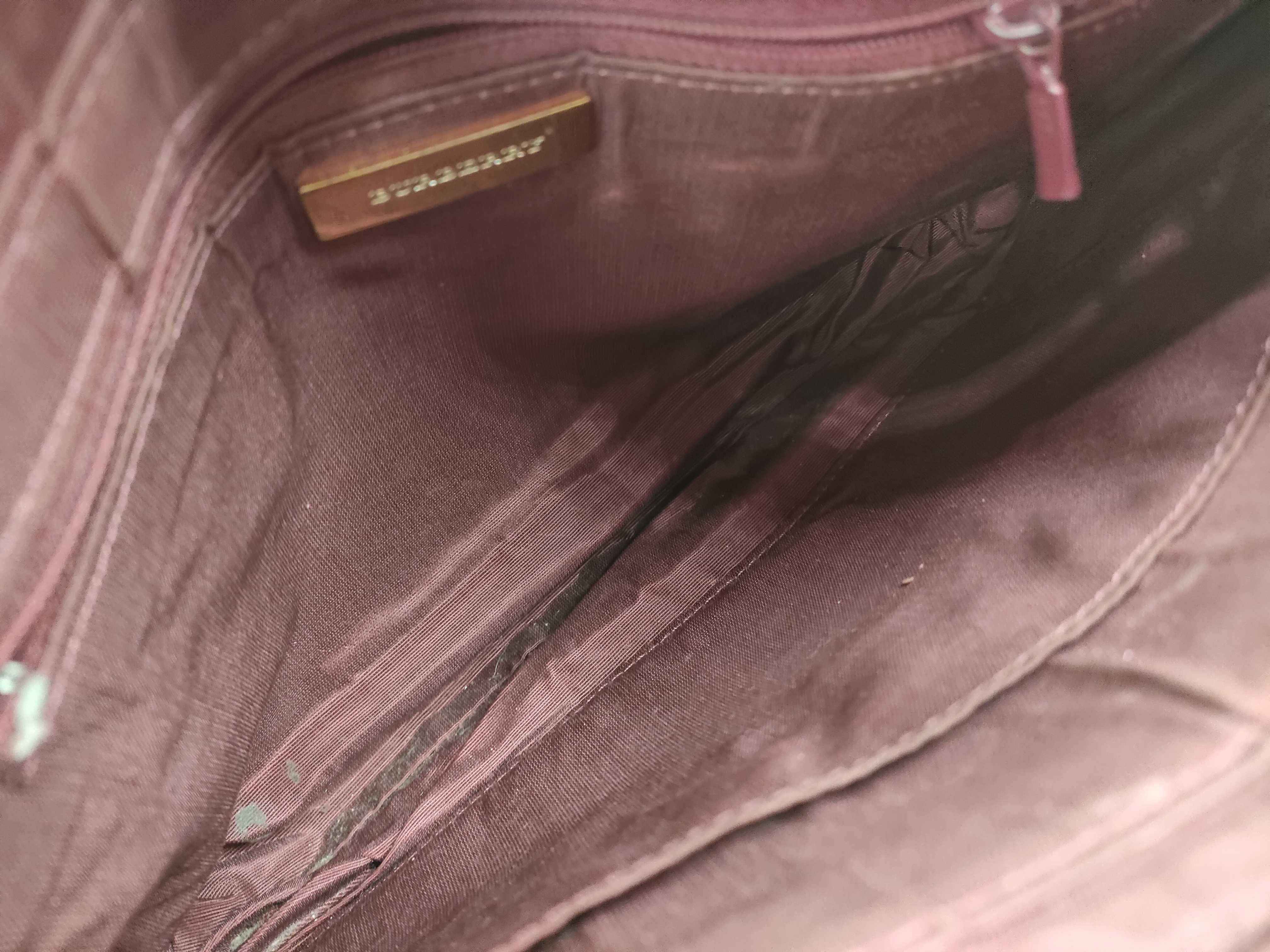 Nova Check Canvas x Leather Shoulder Bag — view 11