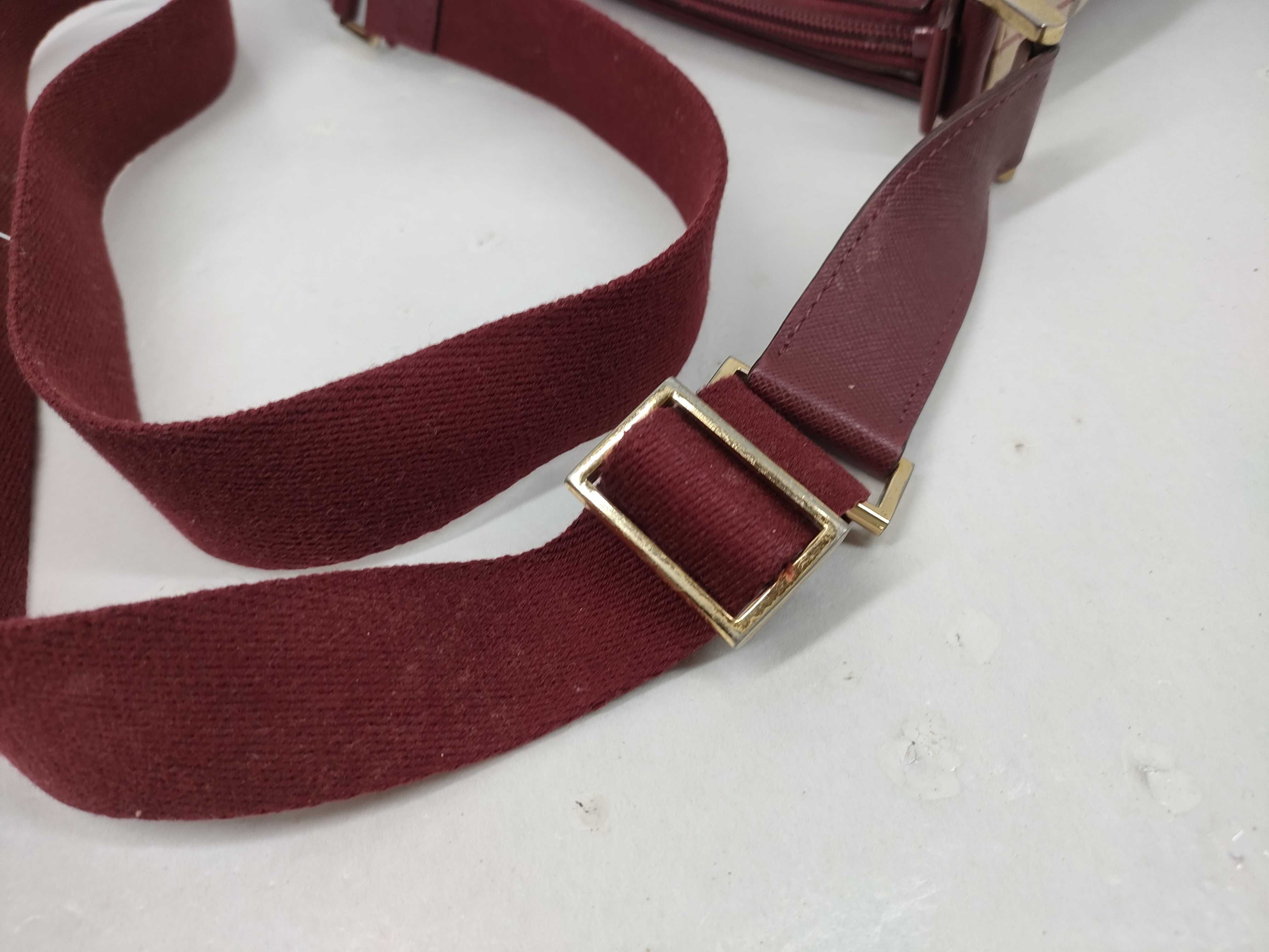 Nova Check Canvas x Leather Shoulder Bag — view 7
