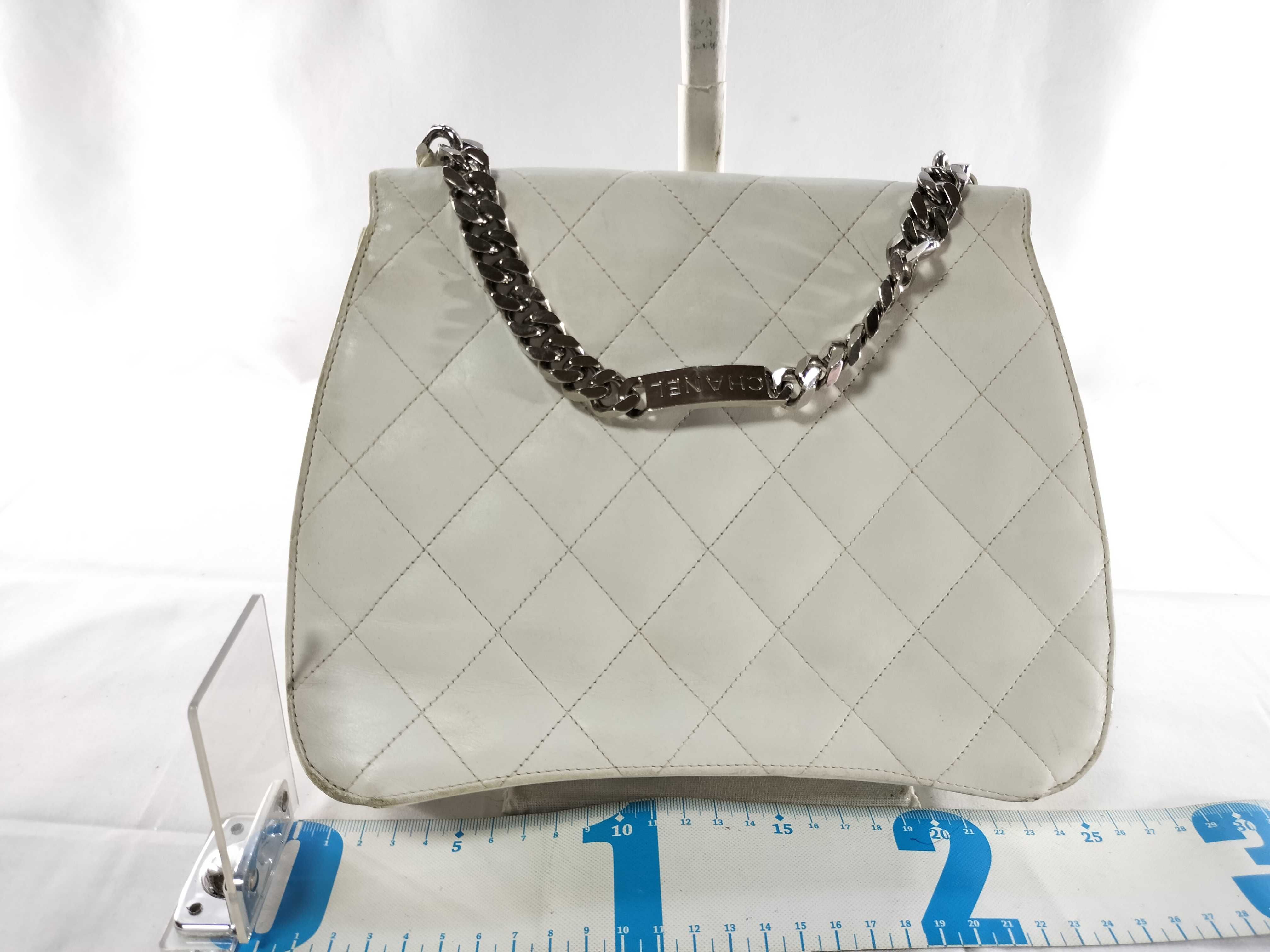 White Chain Handbag White Shoulder Bag — view 2
