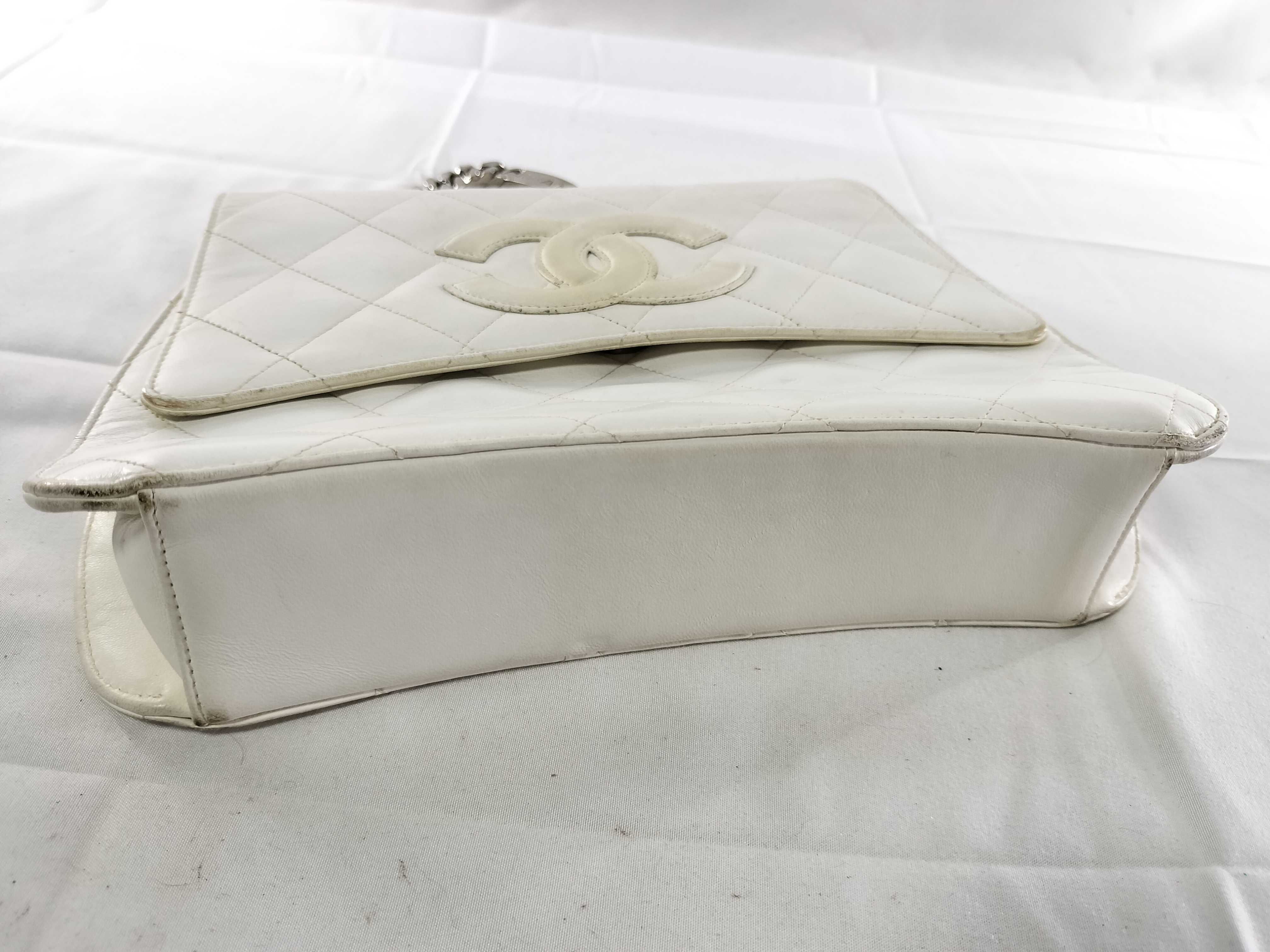 White Chain Handbag White Shoulder Bag — view 7