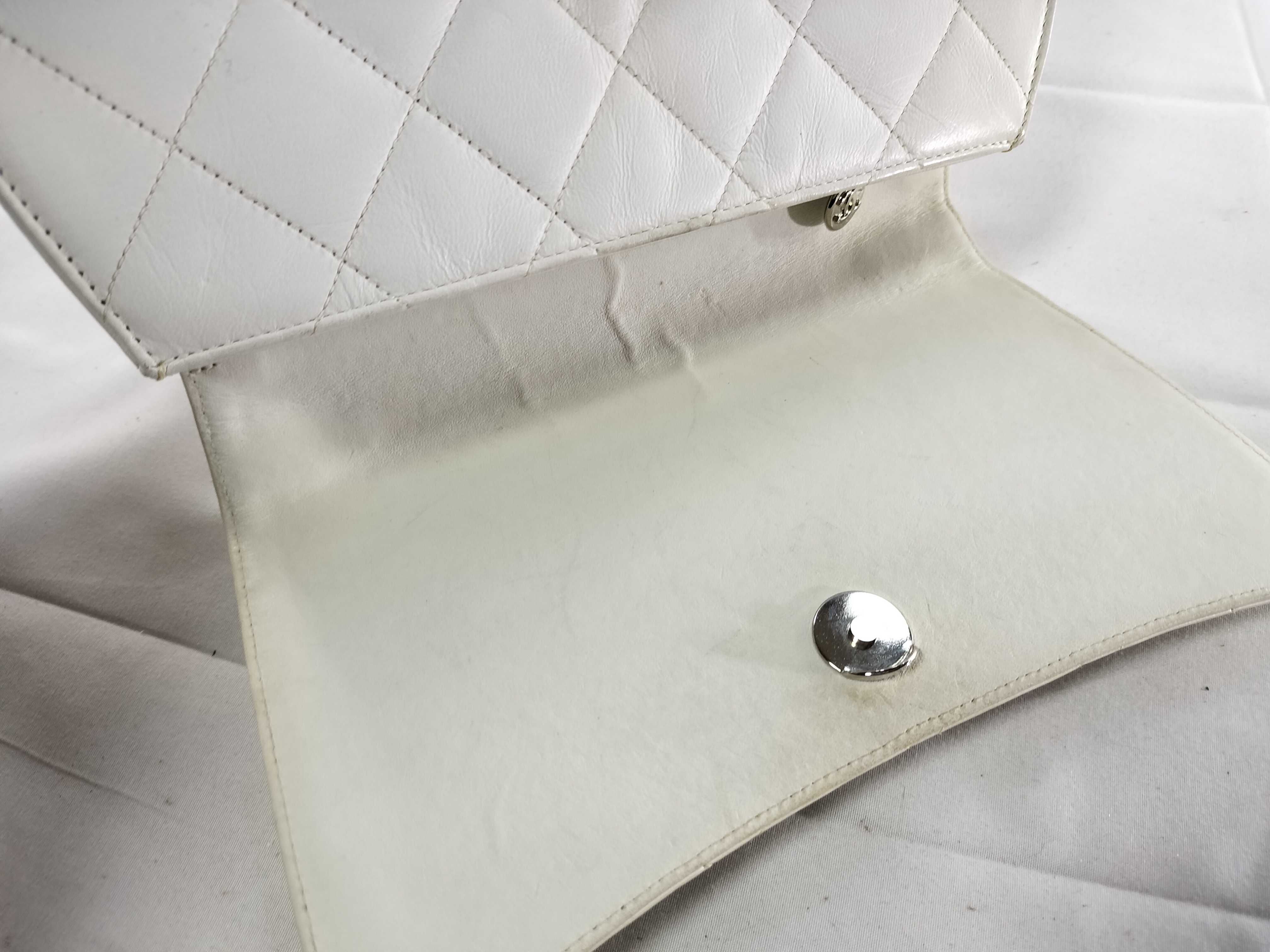 White Chain Handbag White Shoulder Bag — view 8