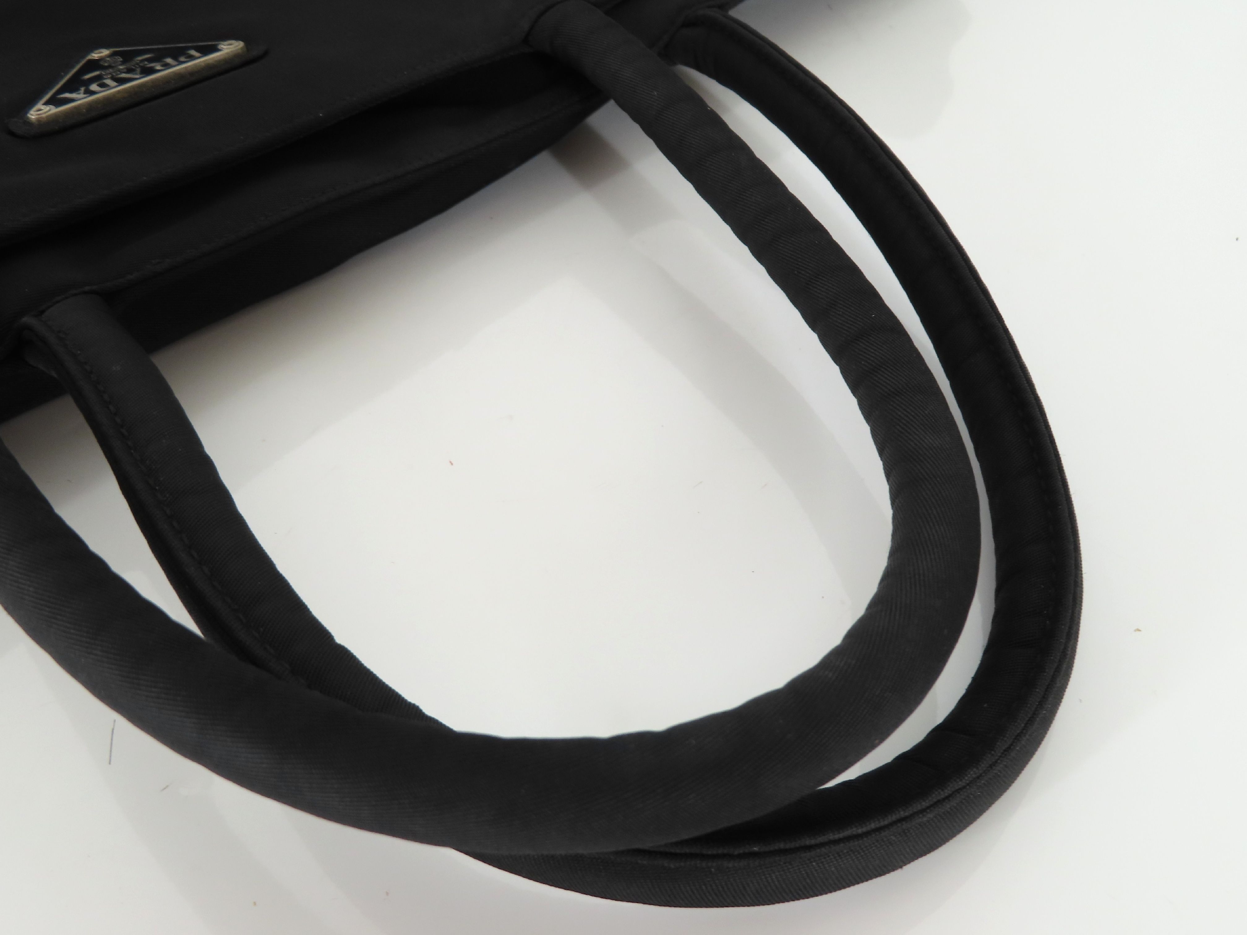 Nylon Handbag, Black — view 3