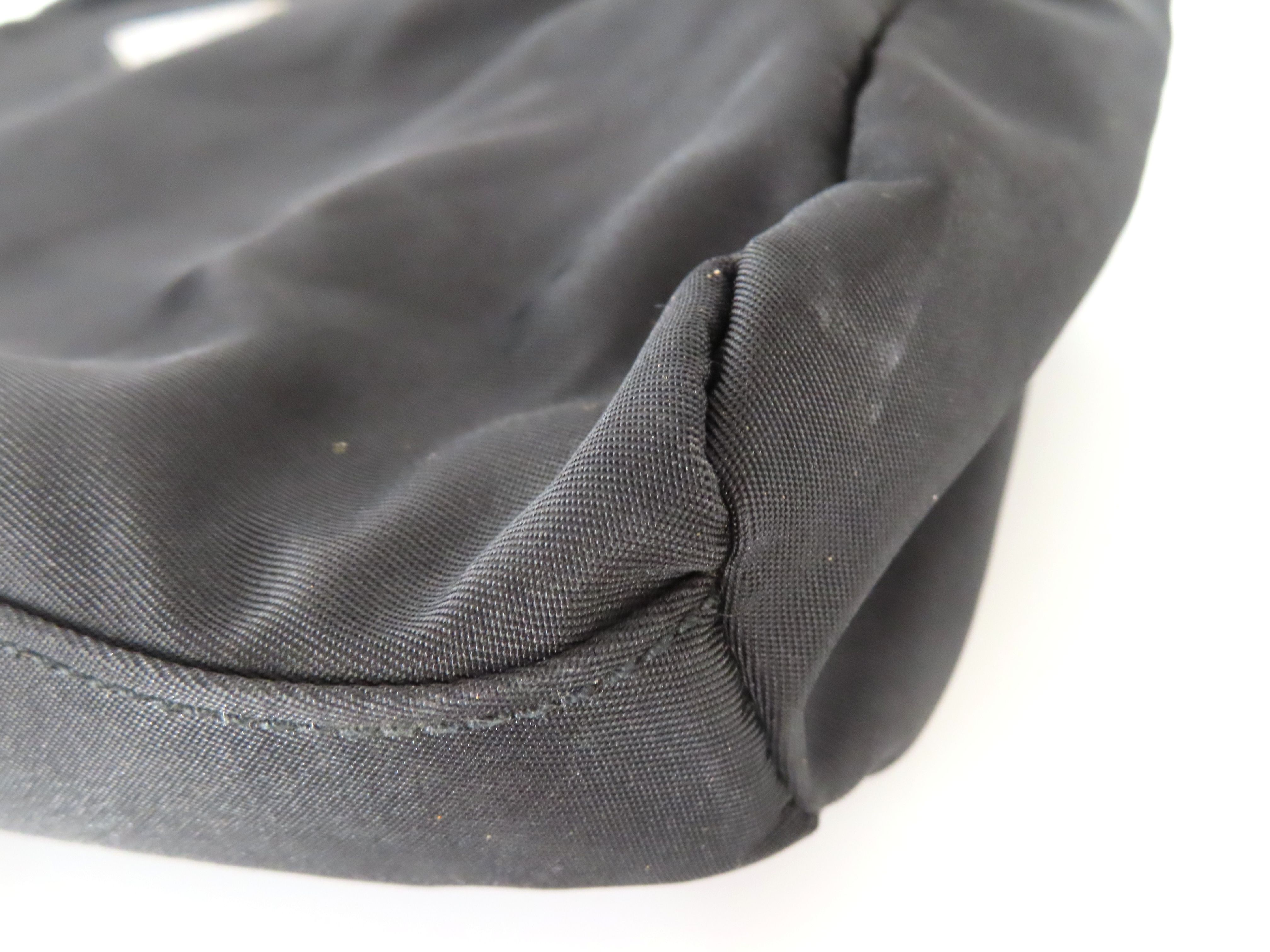 Nylon Handbag, Black — view 5