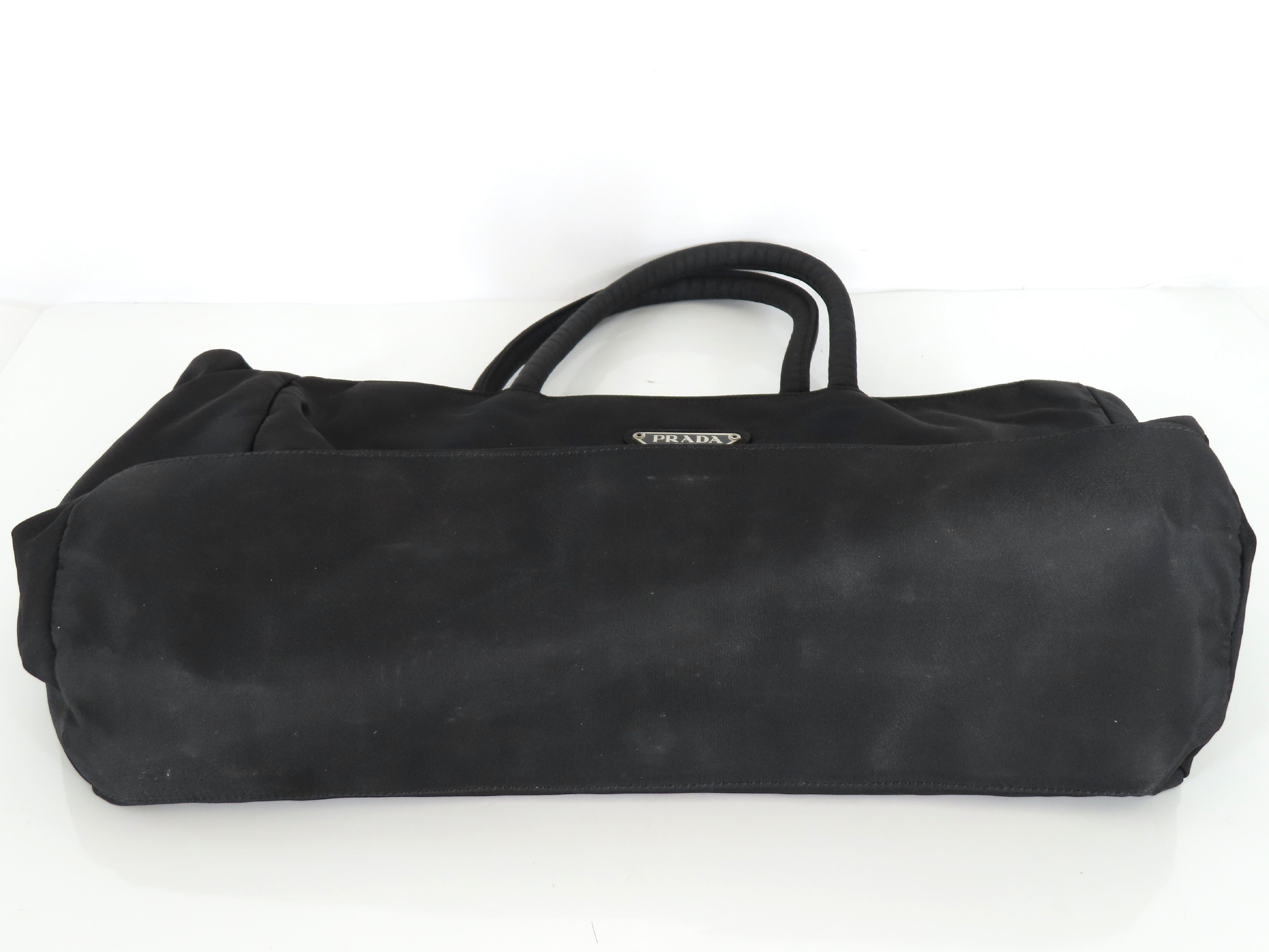Nylon Handbag, Black — view 6