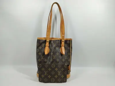 Monogram Bucket Tote Bag