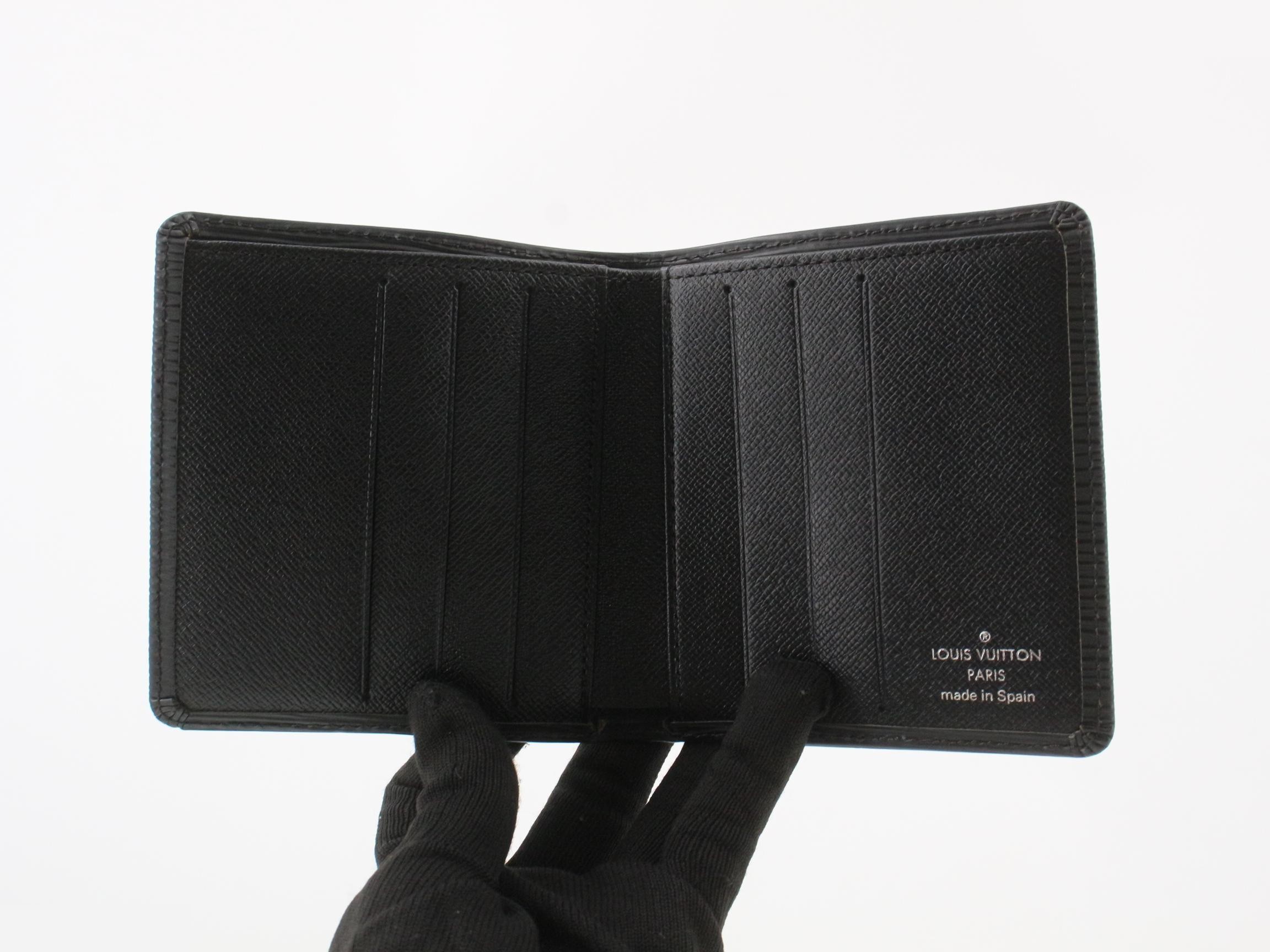 Portefeuille 6 Cartes Crédit Noir Wallet — view 4