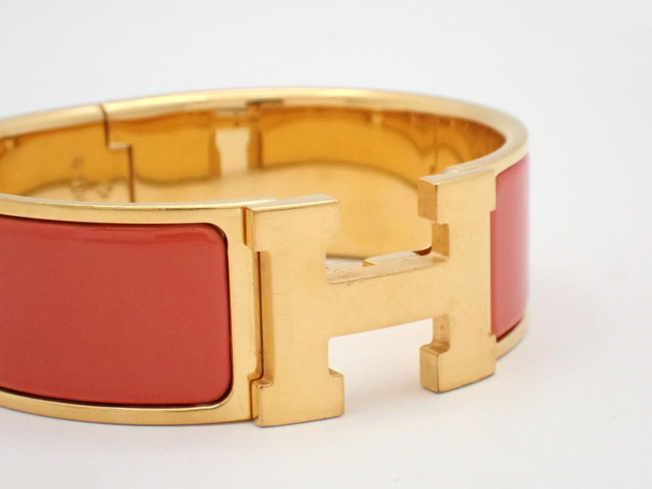 Bracelet《Click H》Orange Arm circumference approx. 16.5cm — view 3