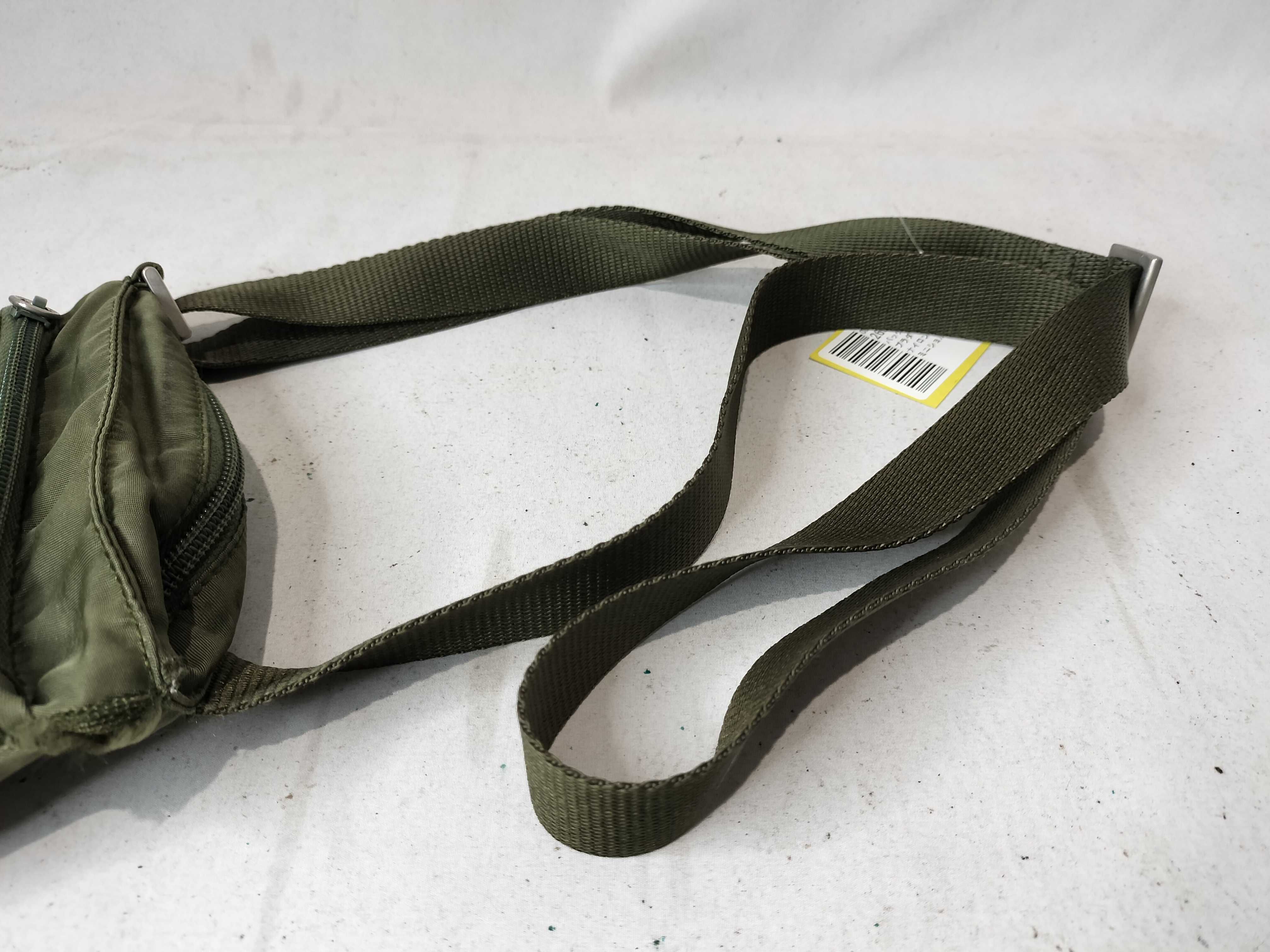 Nylon Mini Shoulder Bag, Khaki — view 4