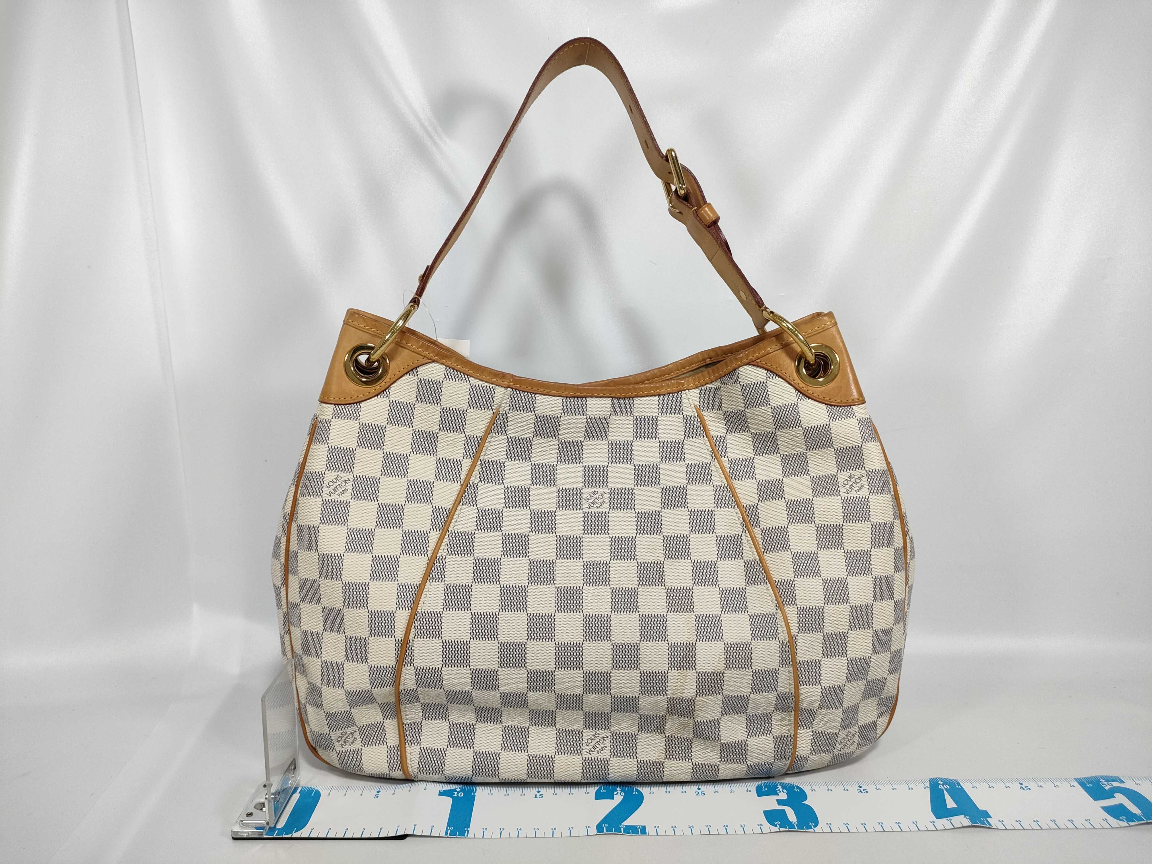 Damier Azur Galliera Shoulder Bag — view 2