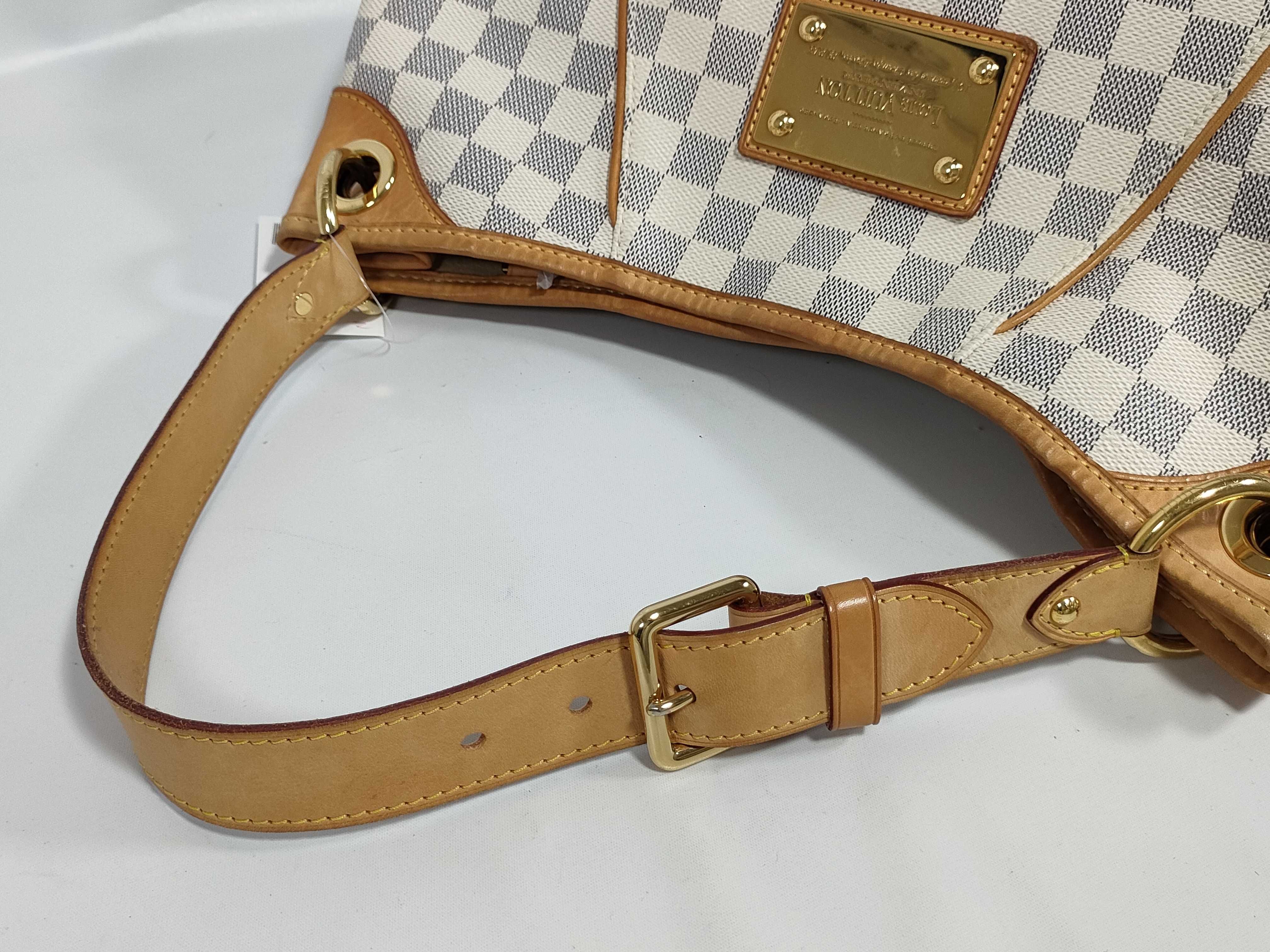 Damier Azur Galliera Shoulder Bag — view 3