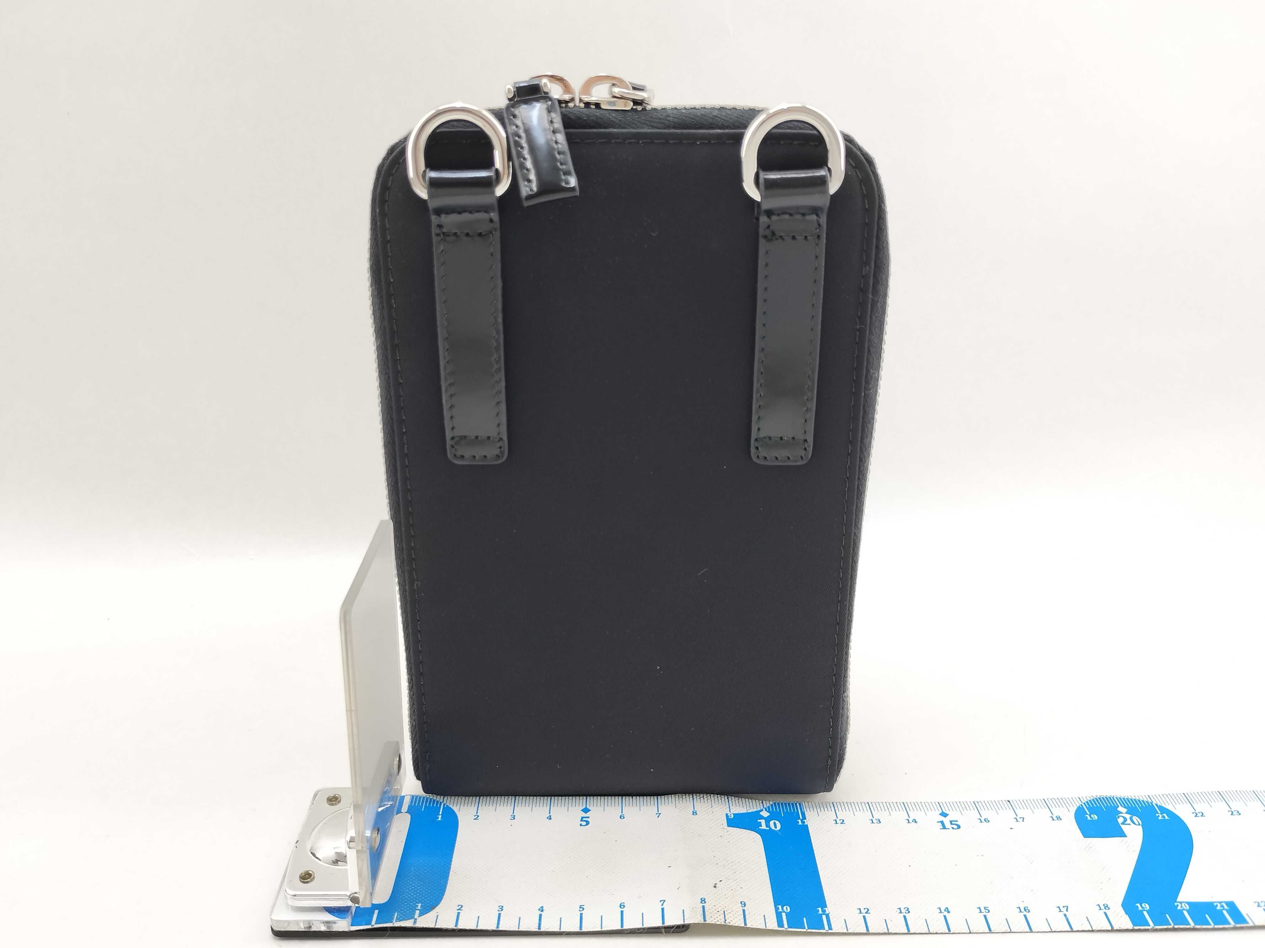 Nylon Prada Phone Case Nylon Leather Black 2ZT060 Bag — view 2