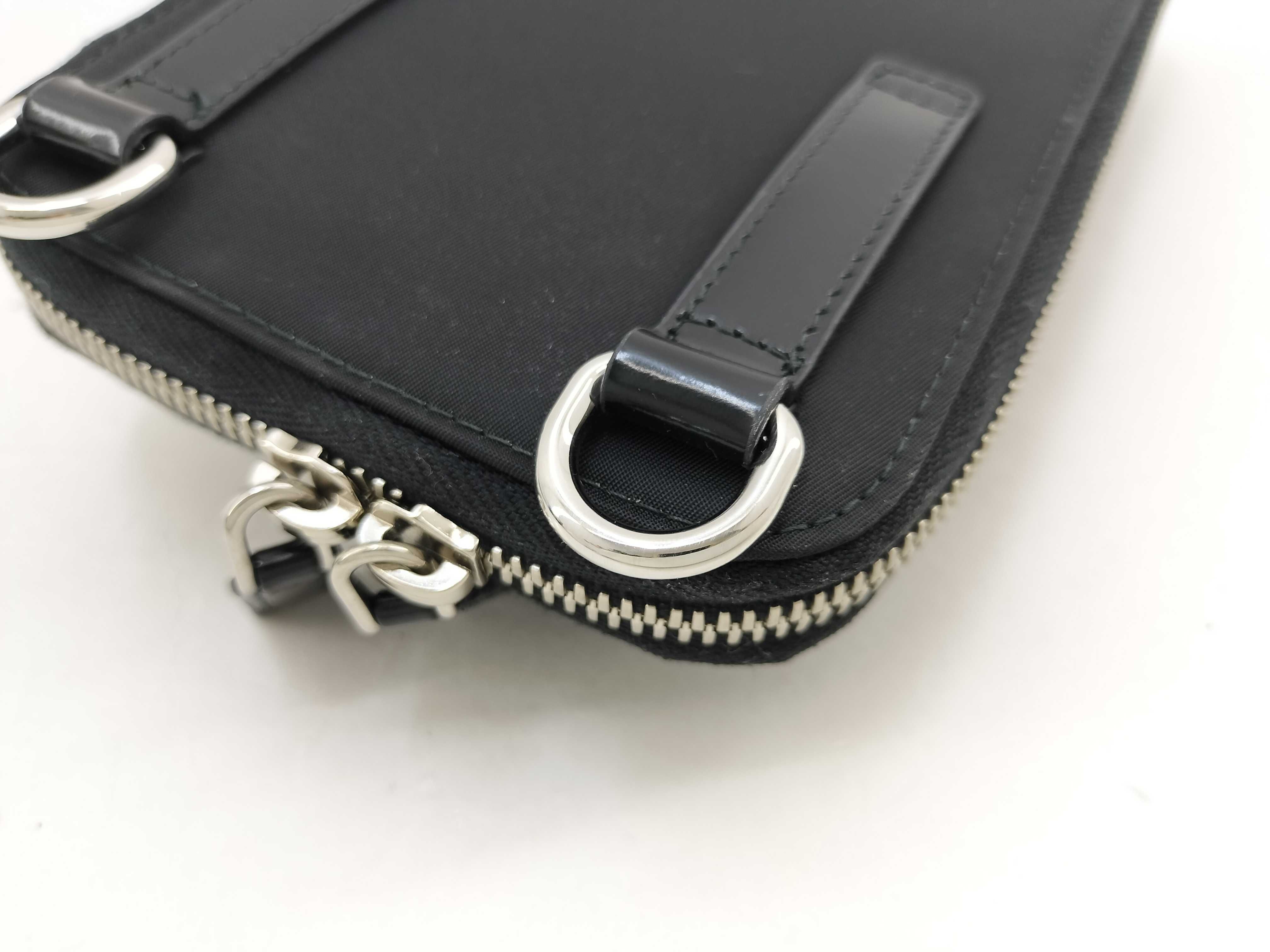 Nylon Prada Phone Case Nylon Leather Black 2ZT060 Bag — view 6