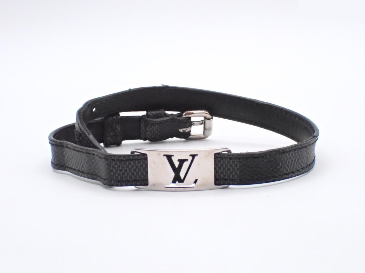 Damier (accessories), bracelets, bangles (leather/cloth), total length approximately 40cm
