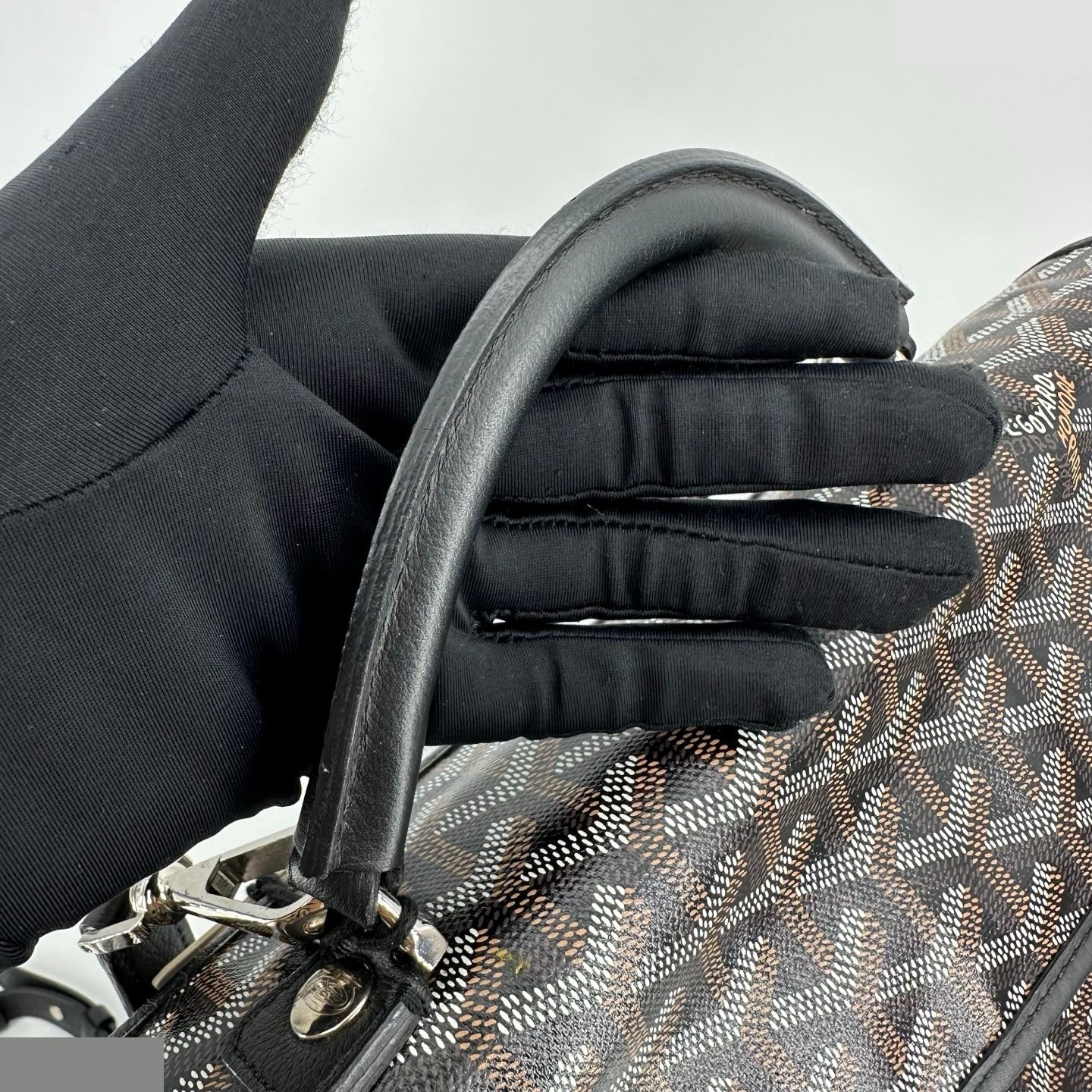 Canvas Goyardine Saint Leger Backpack — view 11