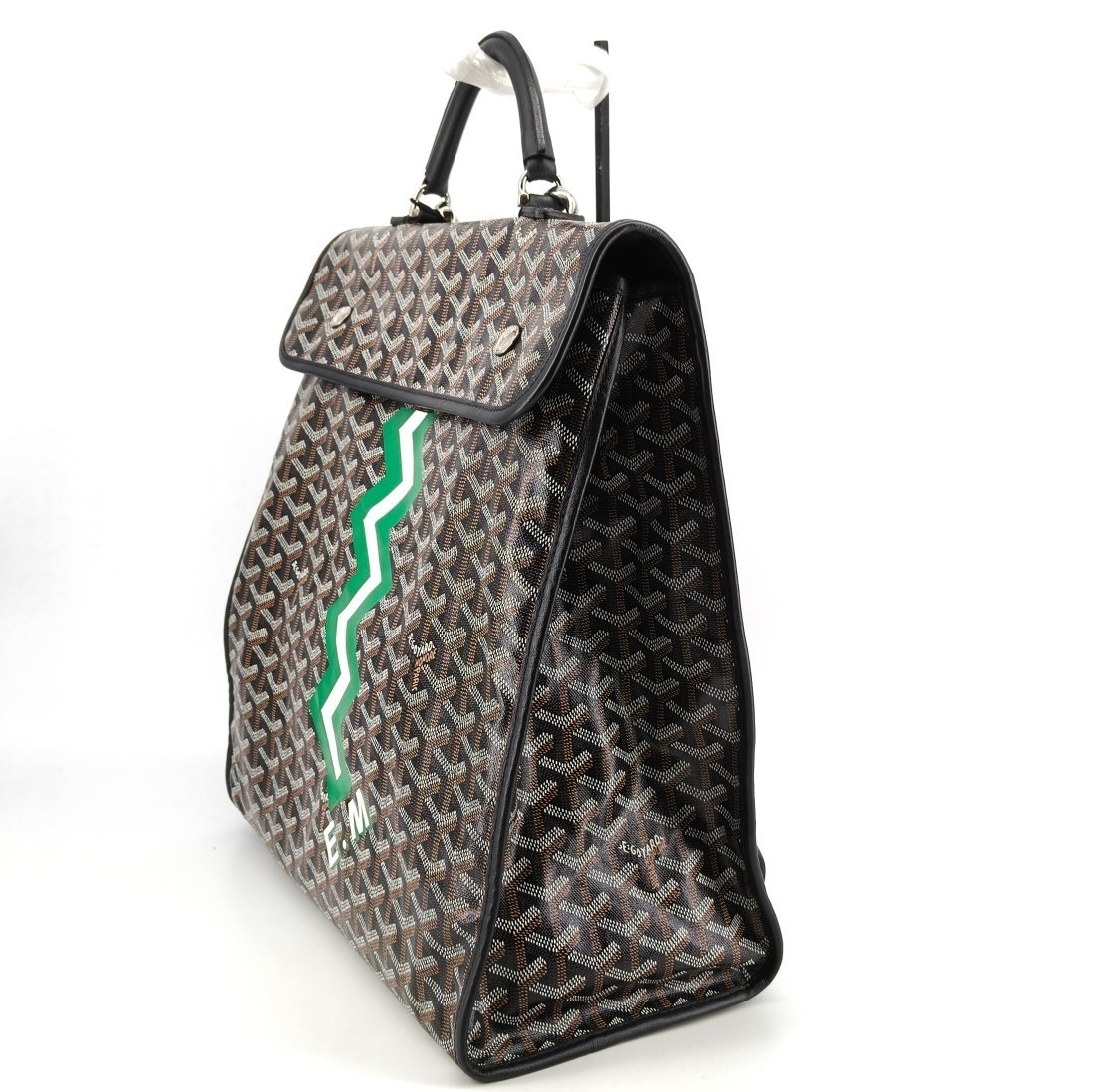 Canvas Goyardine Saint Leger Backpack — view 3