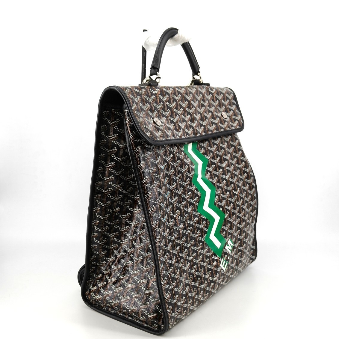 Canvas Goyardine Saint Leger Backpack — view 4