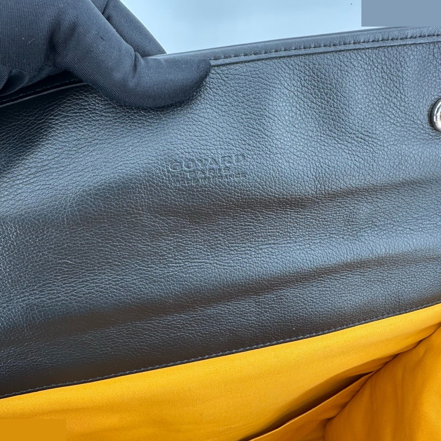 Canvas Goyardine Saint Leger Backpack — view 7