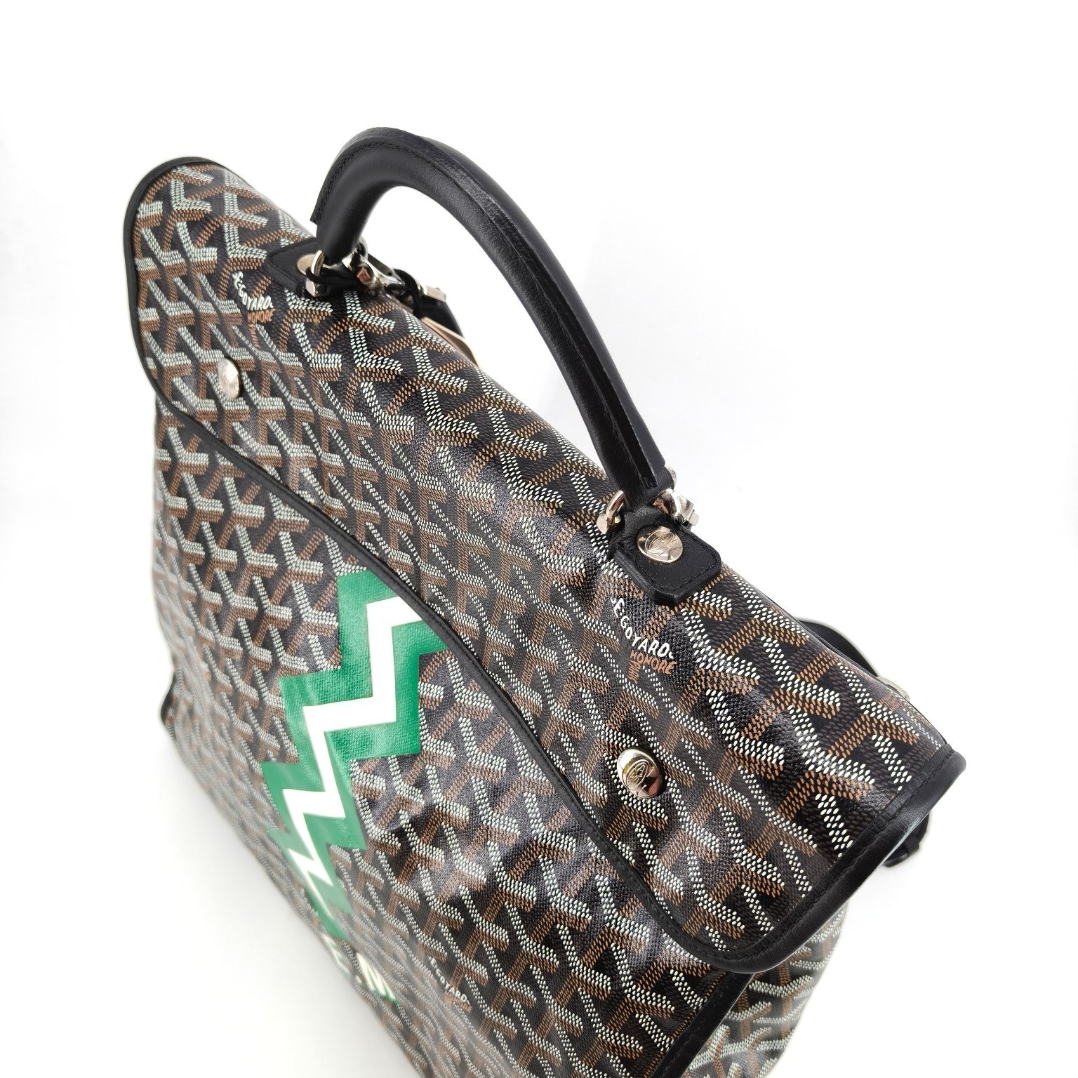 Canvas Goyardine Saint Leger Backpack — view 9