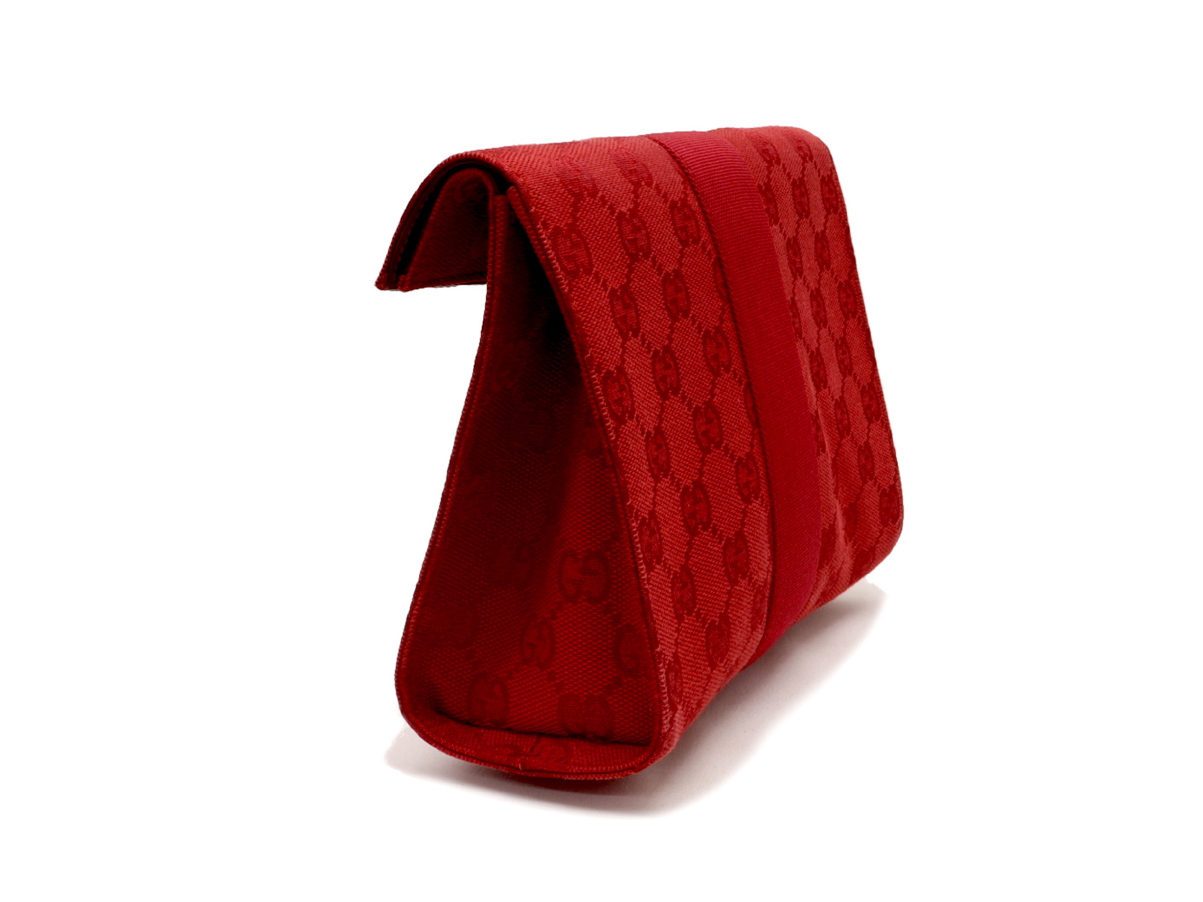 GG Canvas Pouch, Red, 039 0992 001998 — view 3