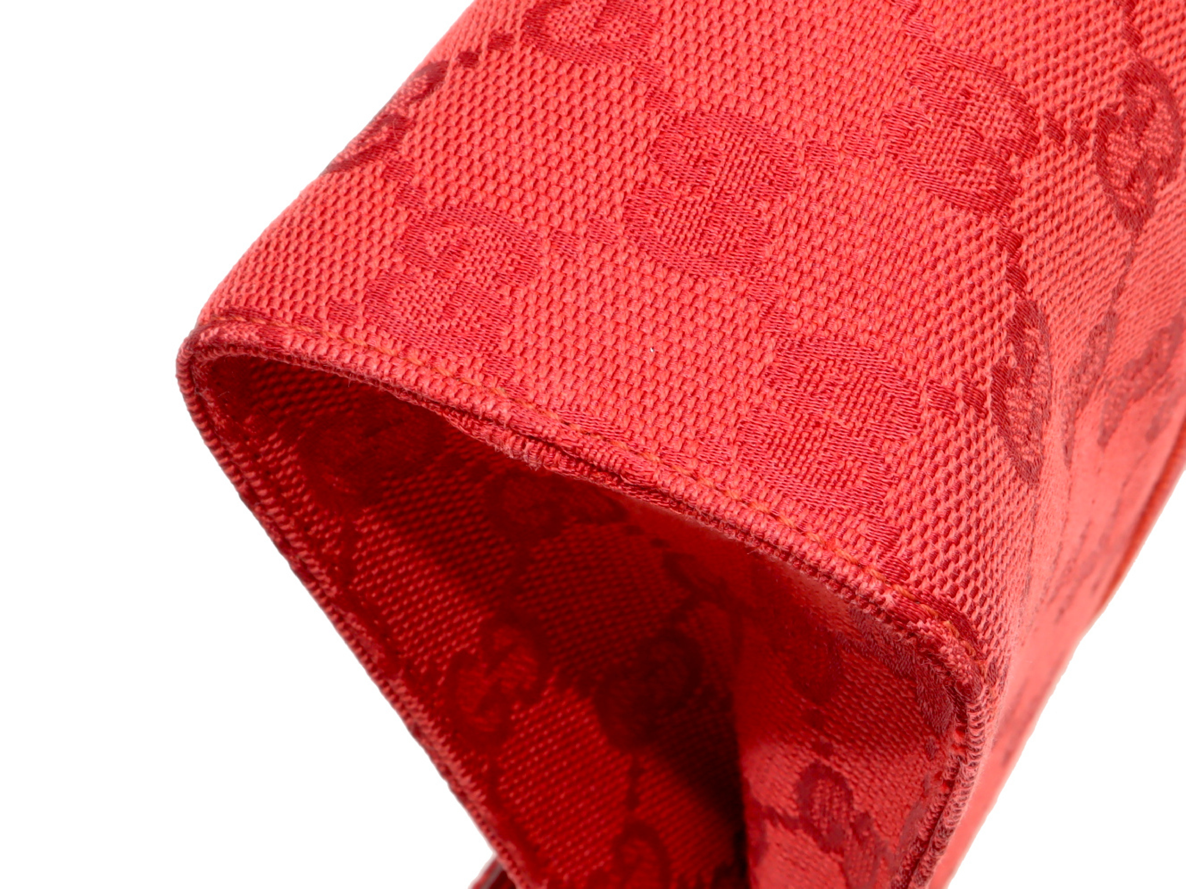 GG Canvas Pouch, Red, 039 0992 001998 — view 5