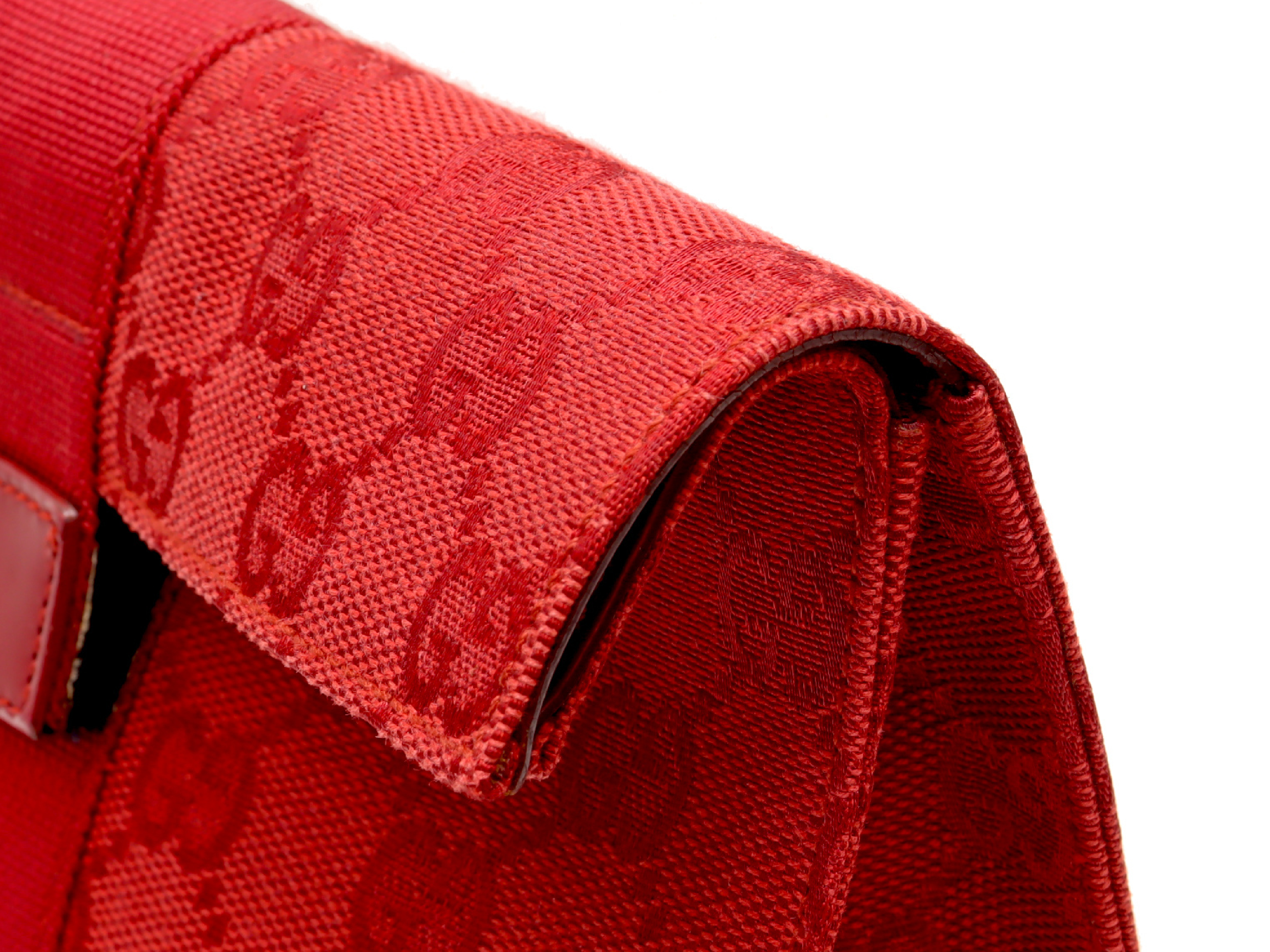 GG Canvas Pouch, Red, 039 0992 001998 — view 6