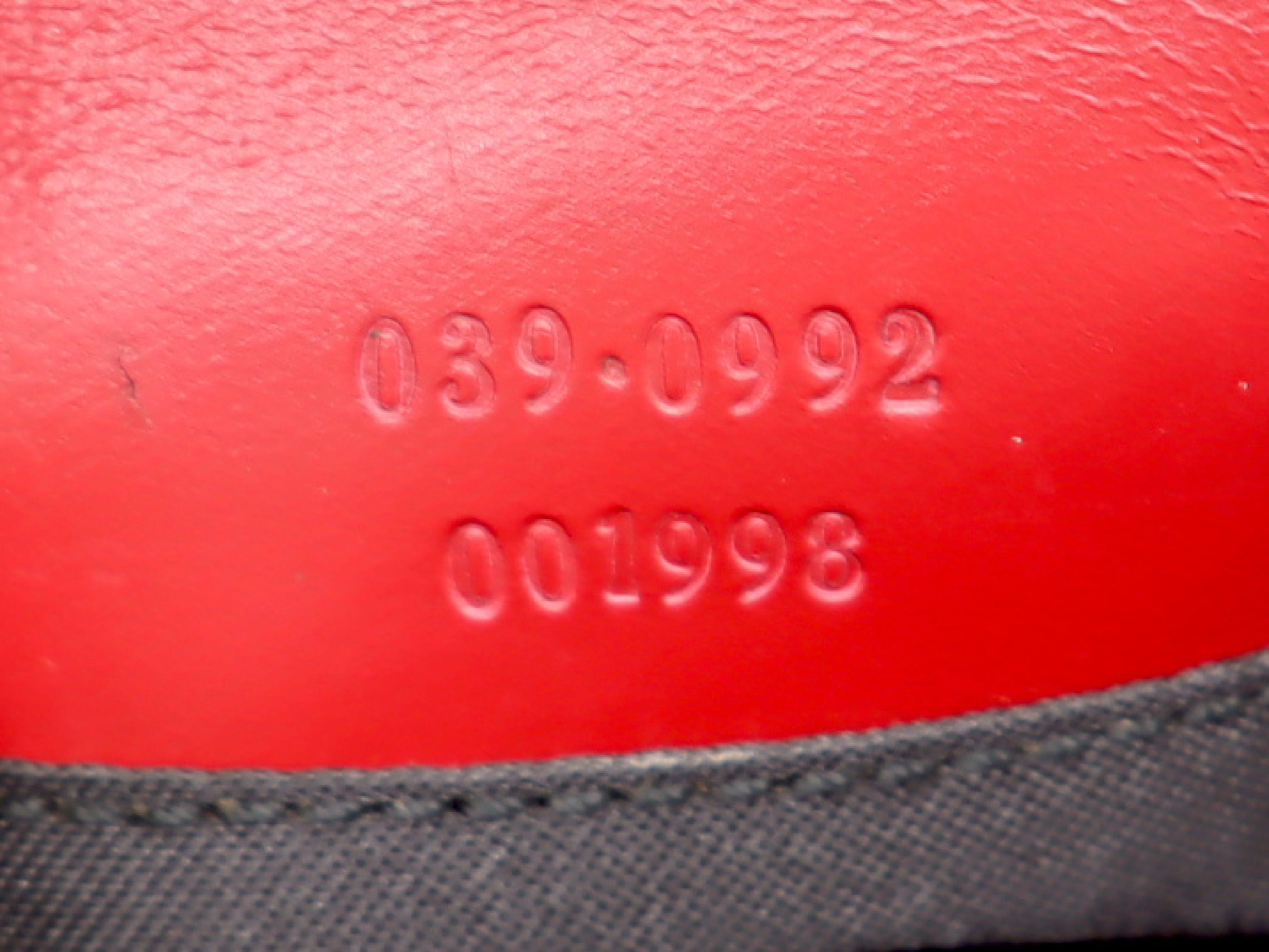 GG Canvas Pouch, Red, 039 0992 001998 — view 8