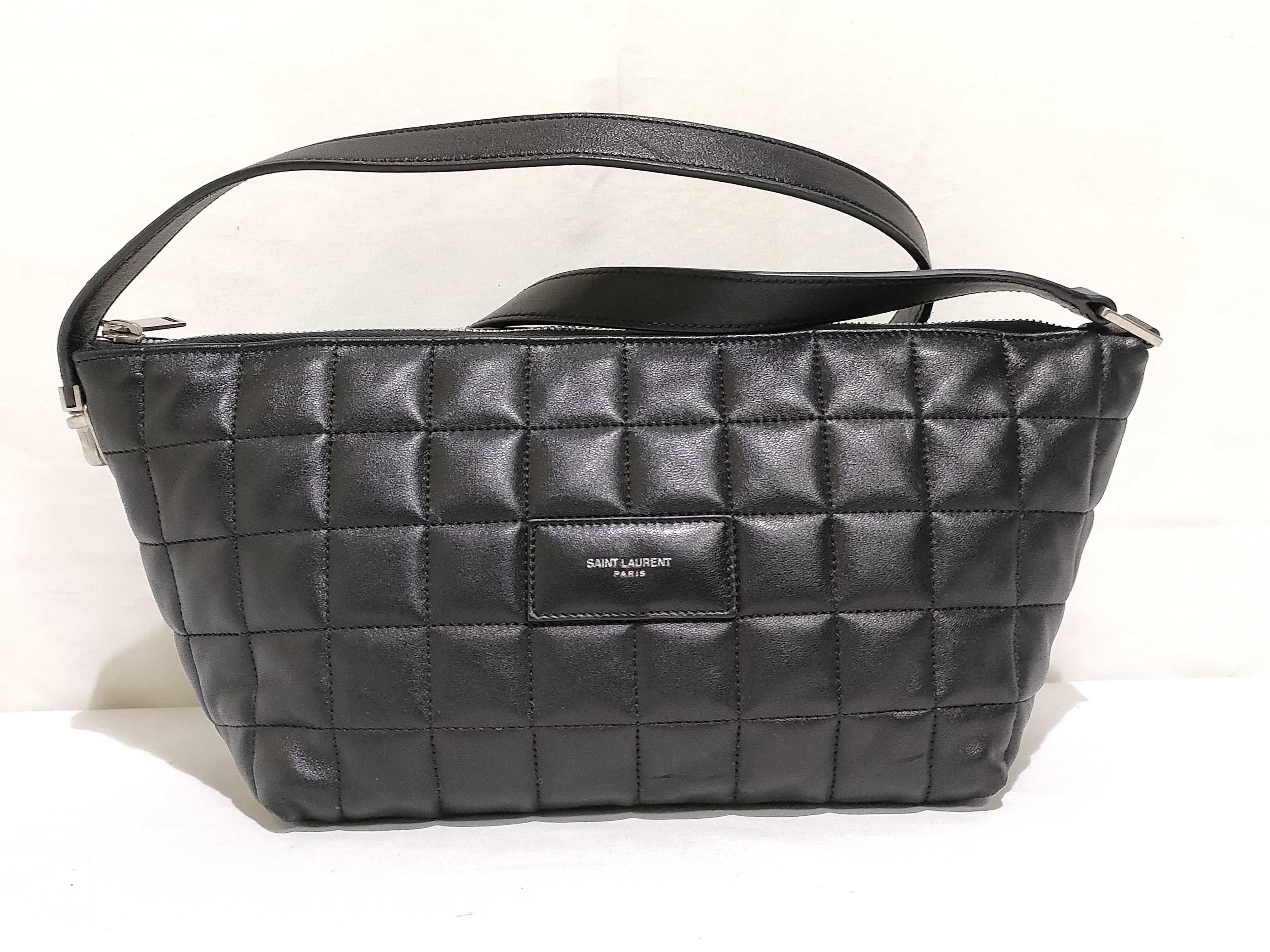 Leather Shoulder Bag, Black, 797682 (Shoulder Bag)