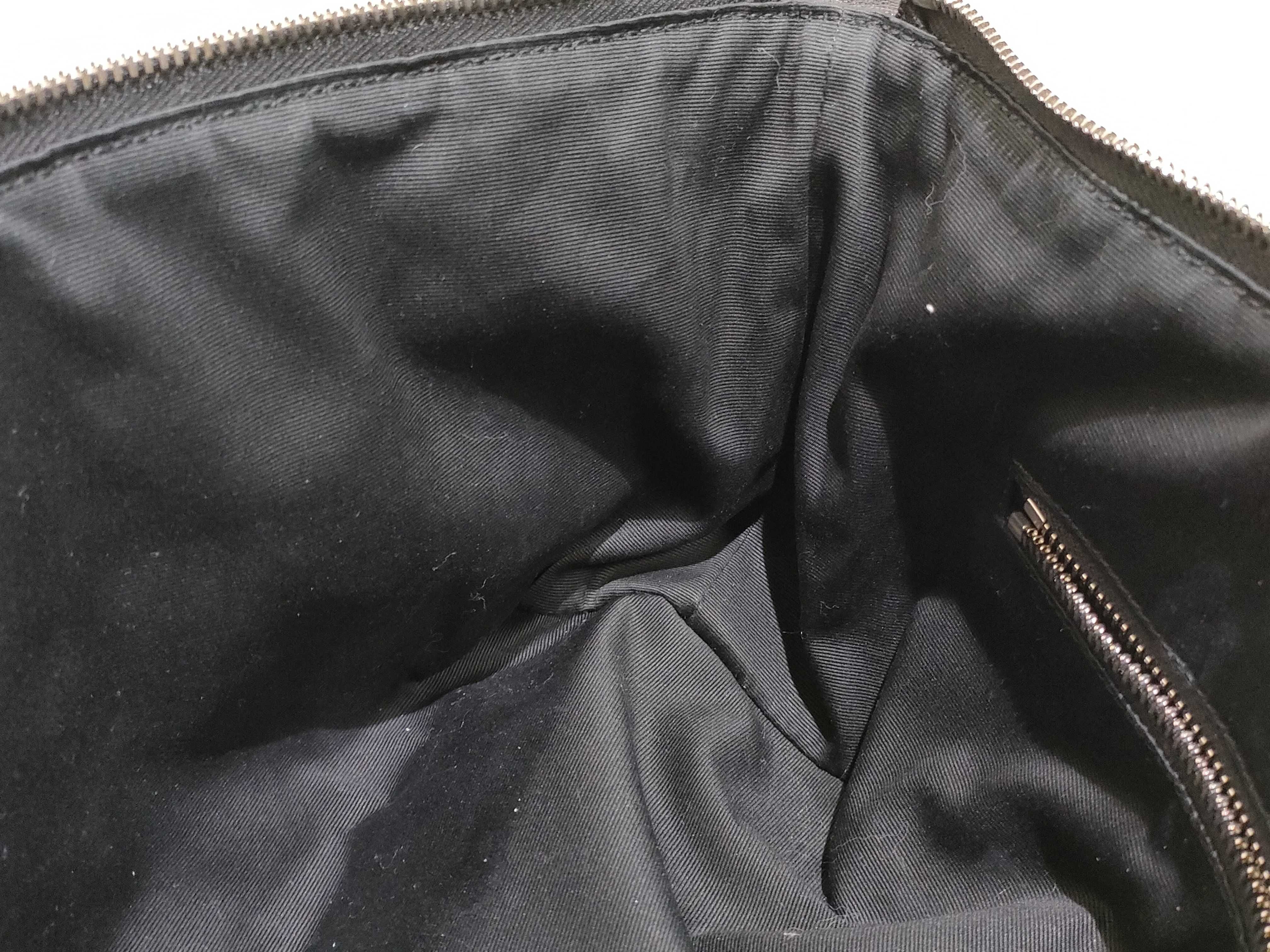 Leather Shoulder Bag, Black, 797682 (Shoulder Bag) — view 12