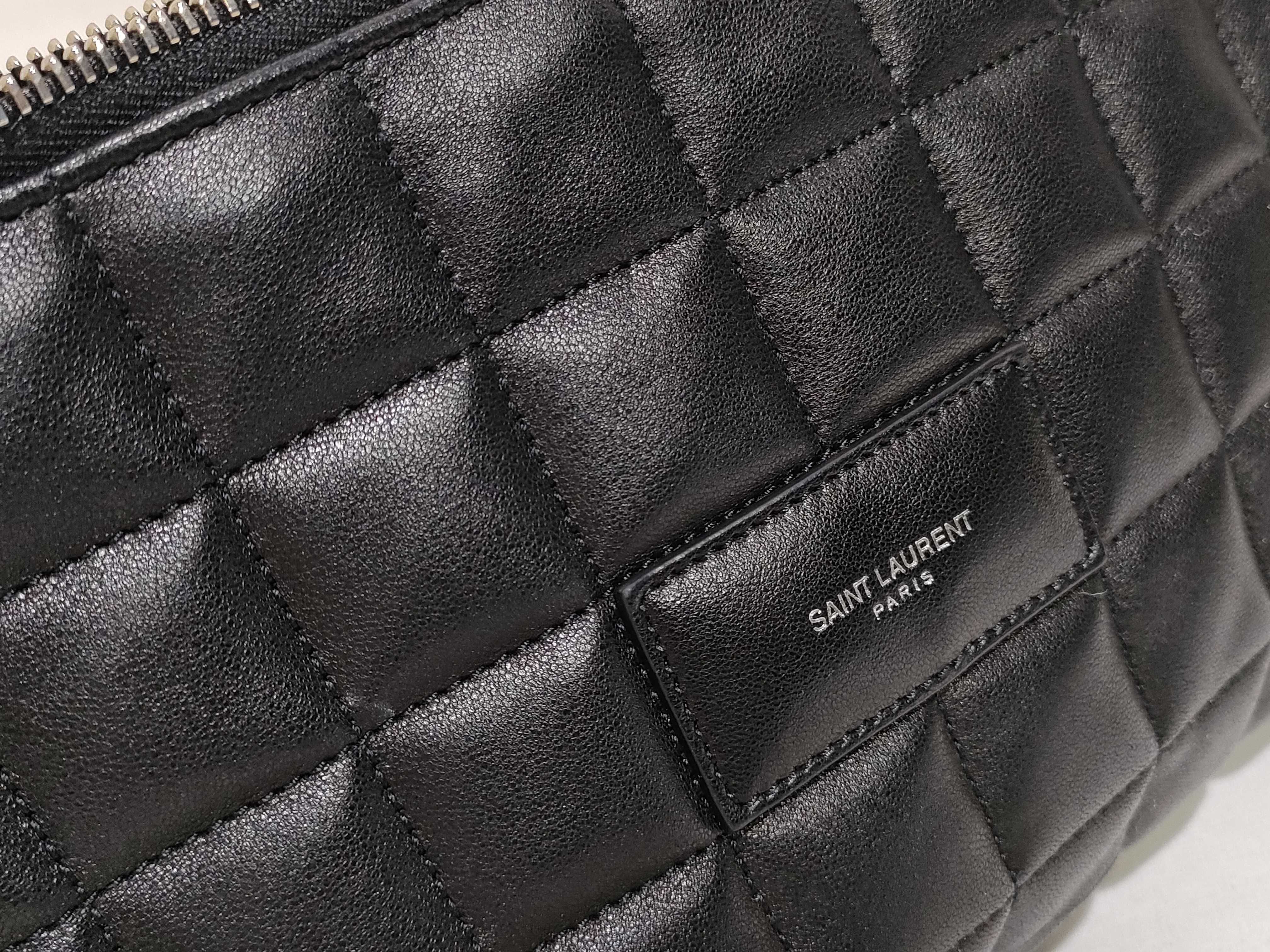Leather Shoulder Bag, Black, 797682 (Shoulder Bag) — view 14