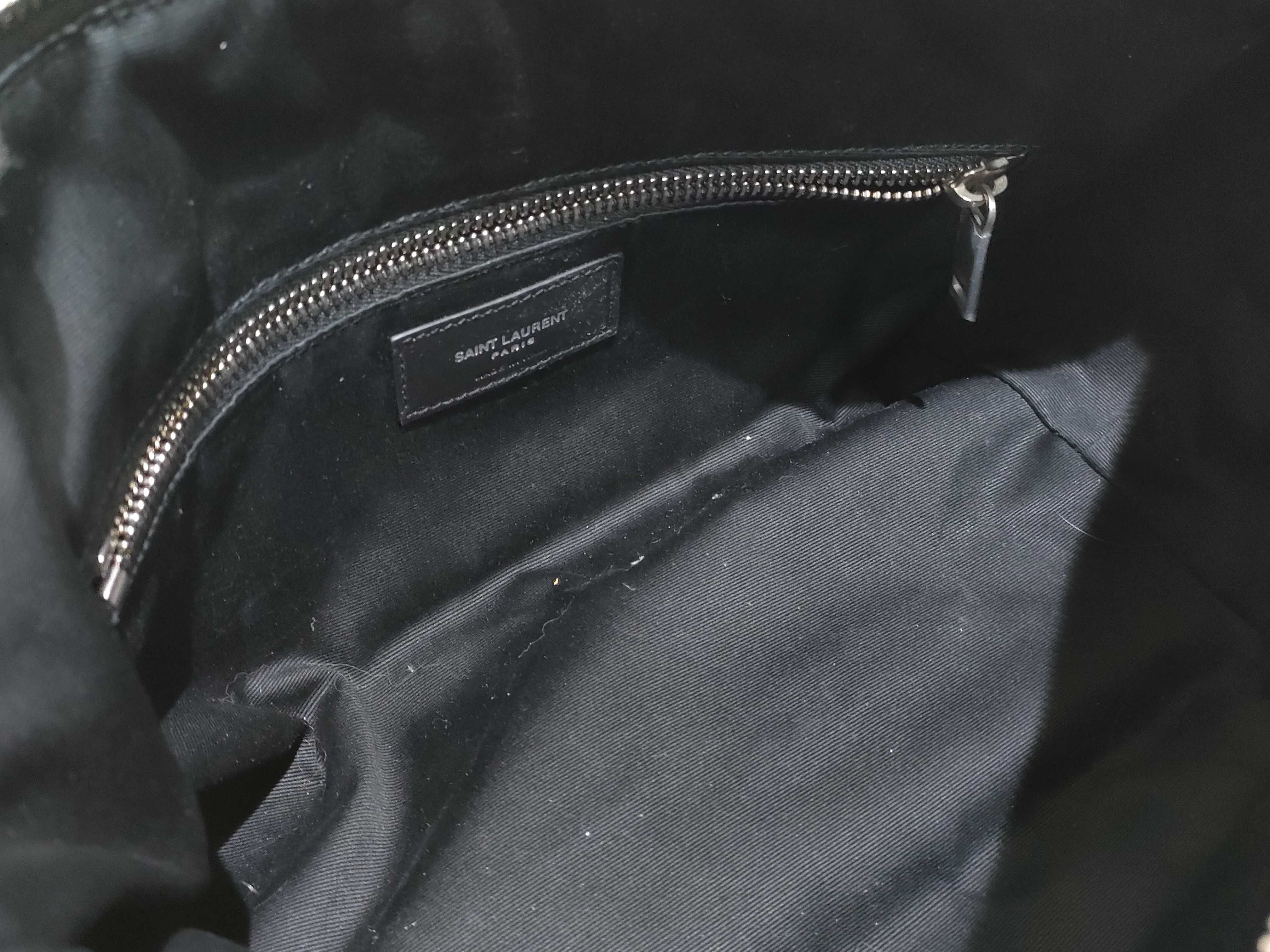 Leather Shoulder Bag, Black, 797682 (Shoulder Bag) — view 9