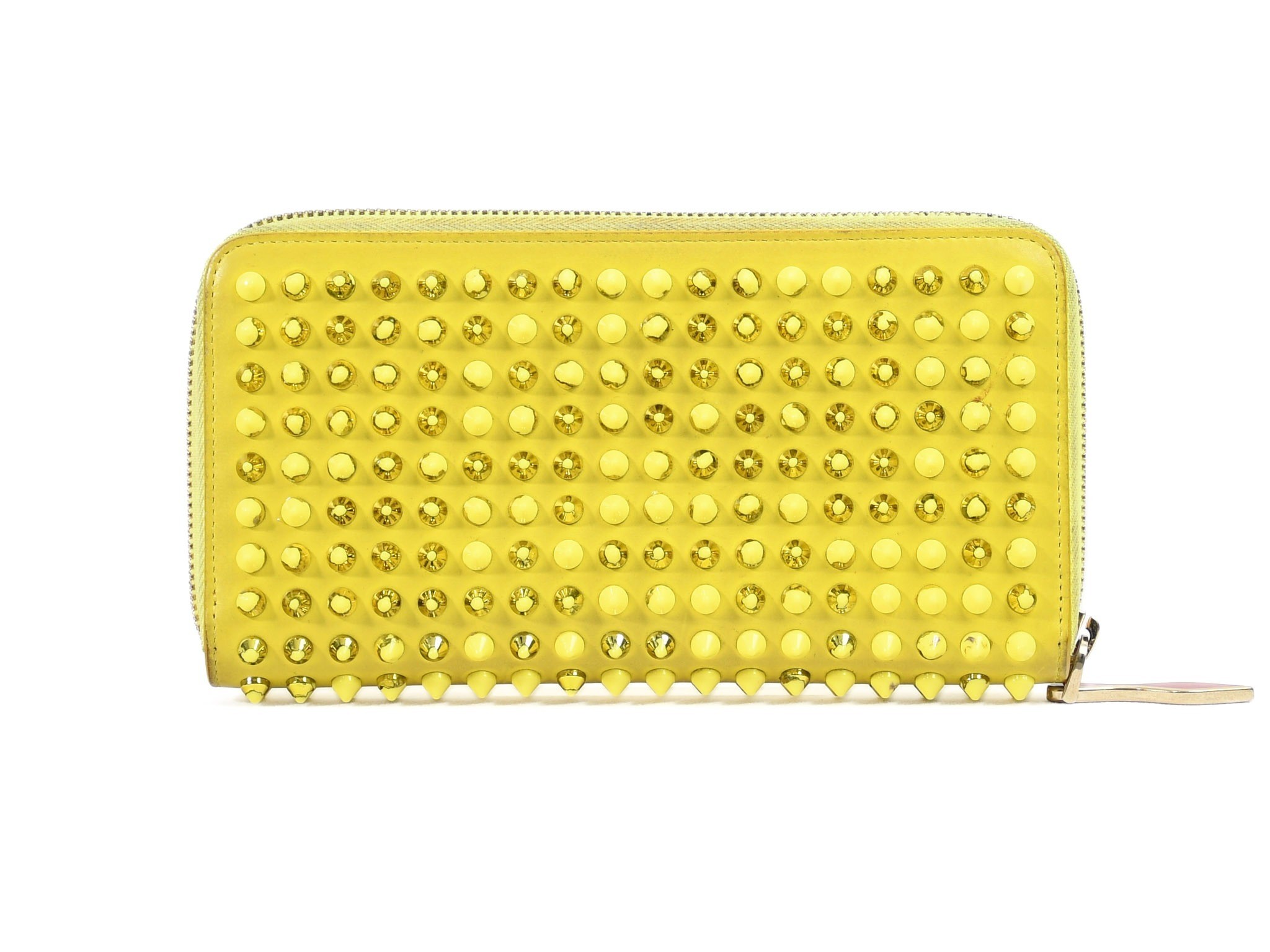 Panettone Round Zip Wallet - Yellow — view 2