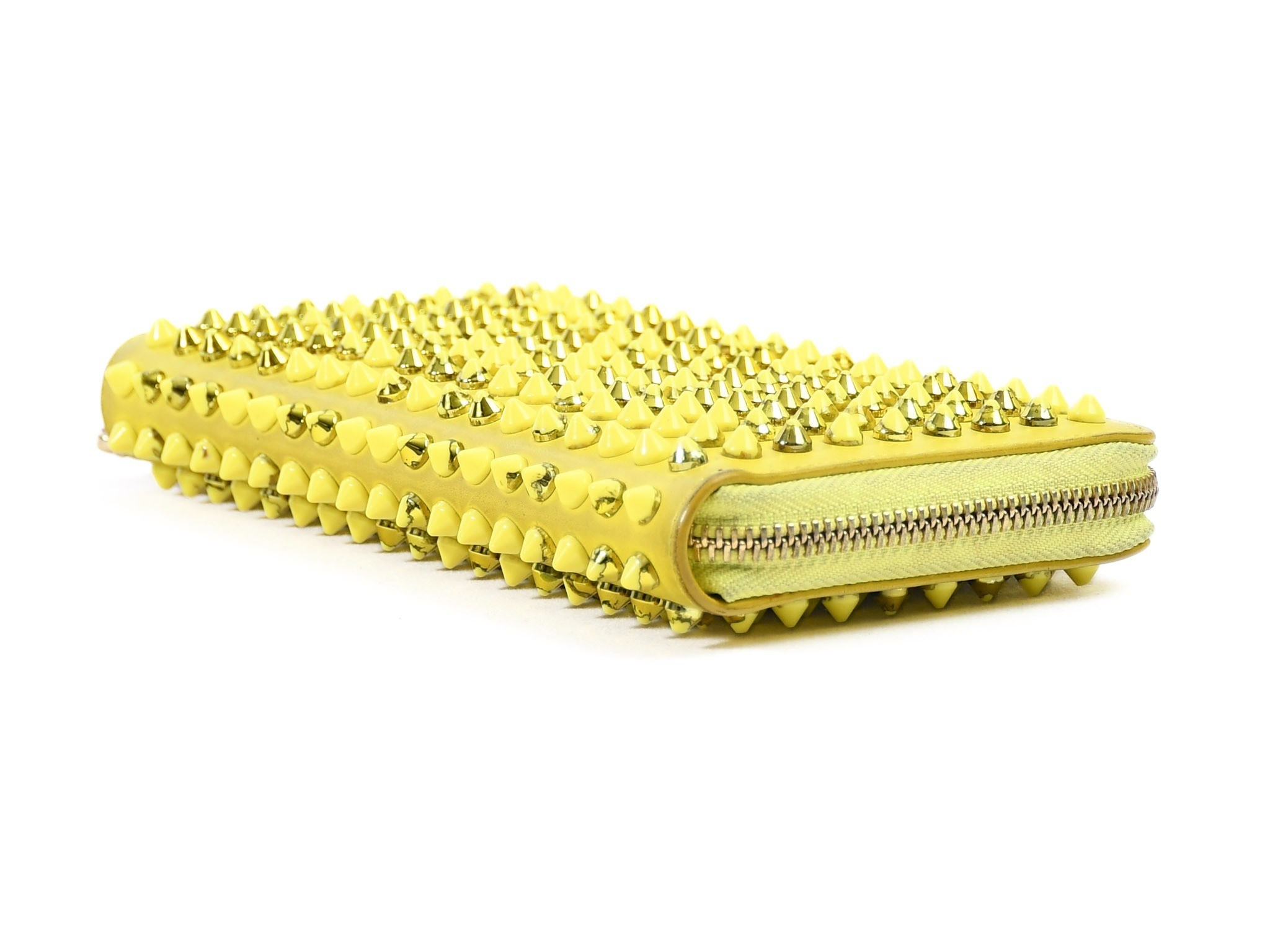Panettone Round Zip Wallet - Yellow — view 3