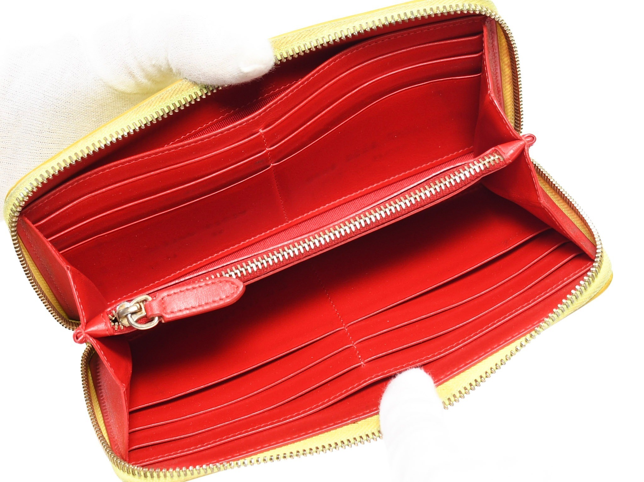 Panettone Round Zip Wallet - Yellow — view 8
