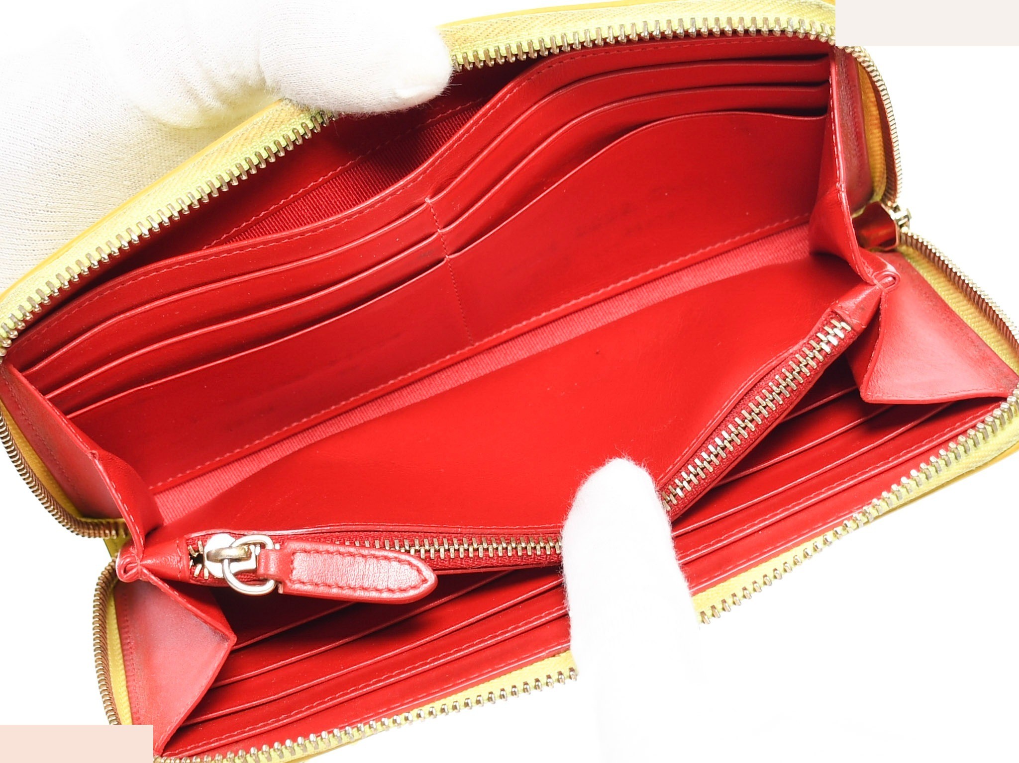 Panettone Round Zip Wallet - Yellow — view 9