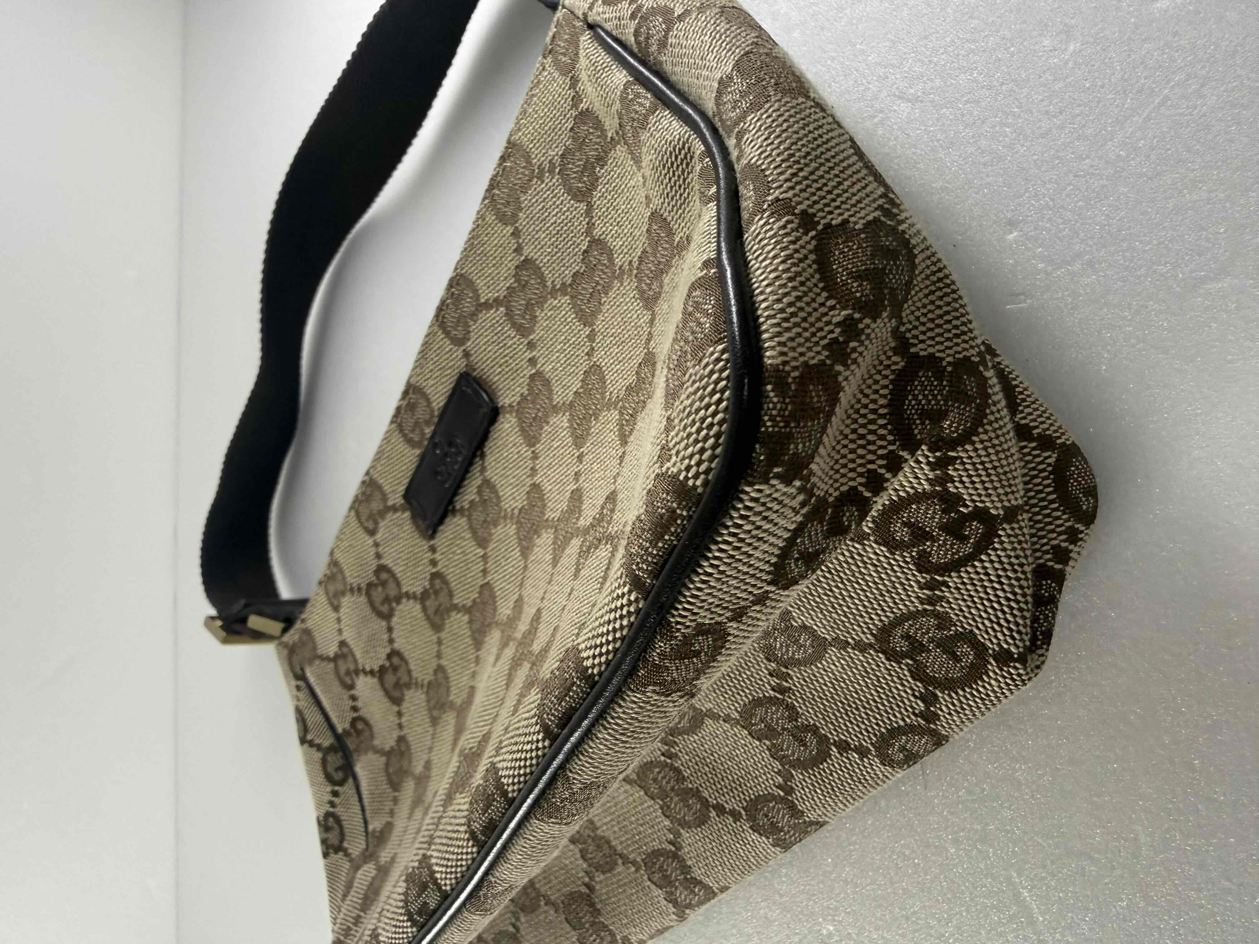 GG Canvas Handbag, Beige — view 4