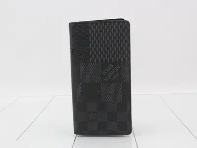 Damier Graphite 3D Portefeuille Brazza NM Long Wallet RFID