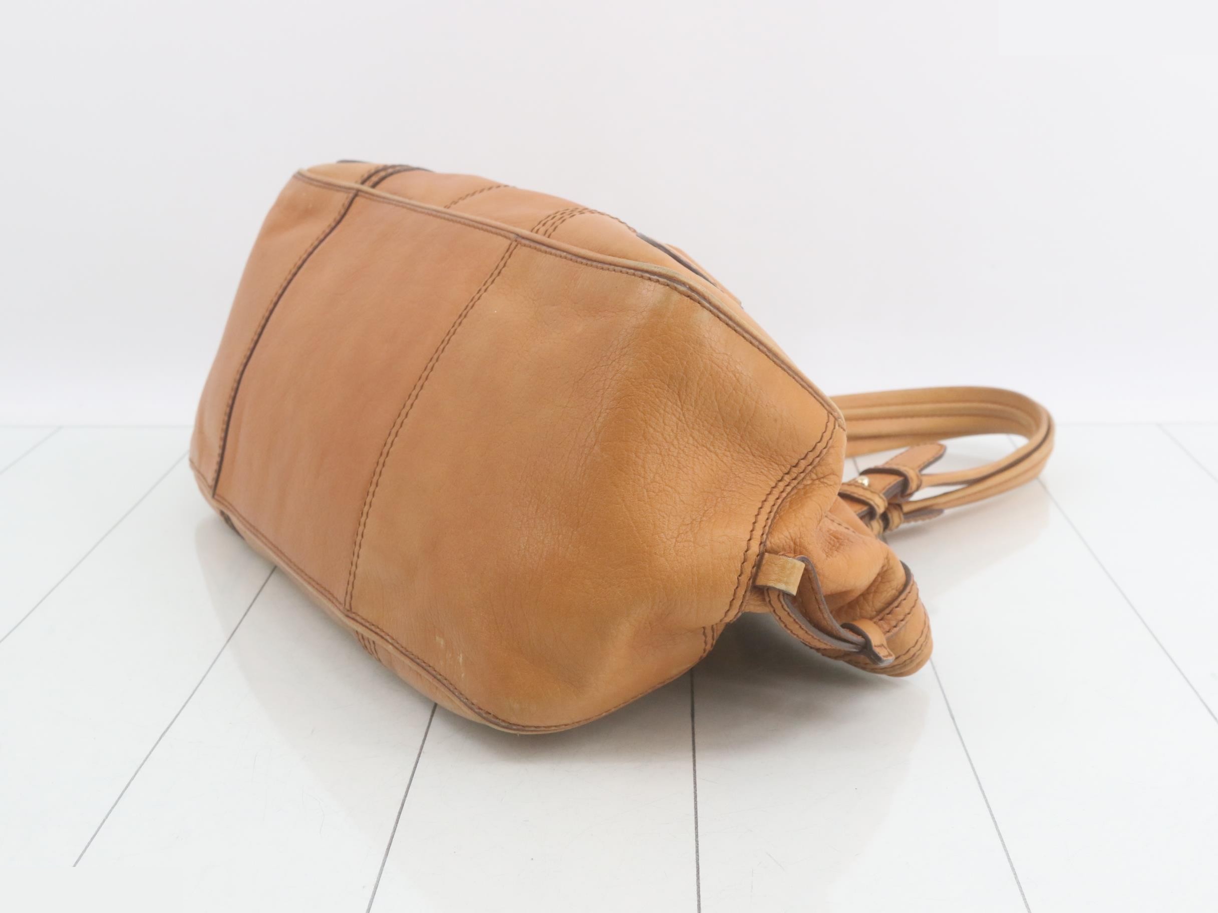 Leather shoulder bag with Macadam pattern, clasp closure, and inner bag included. — view 6