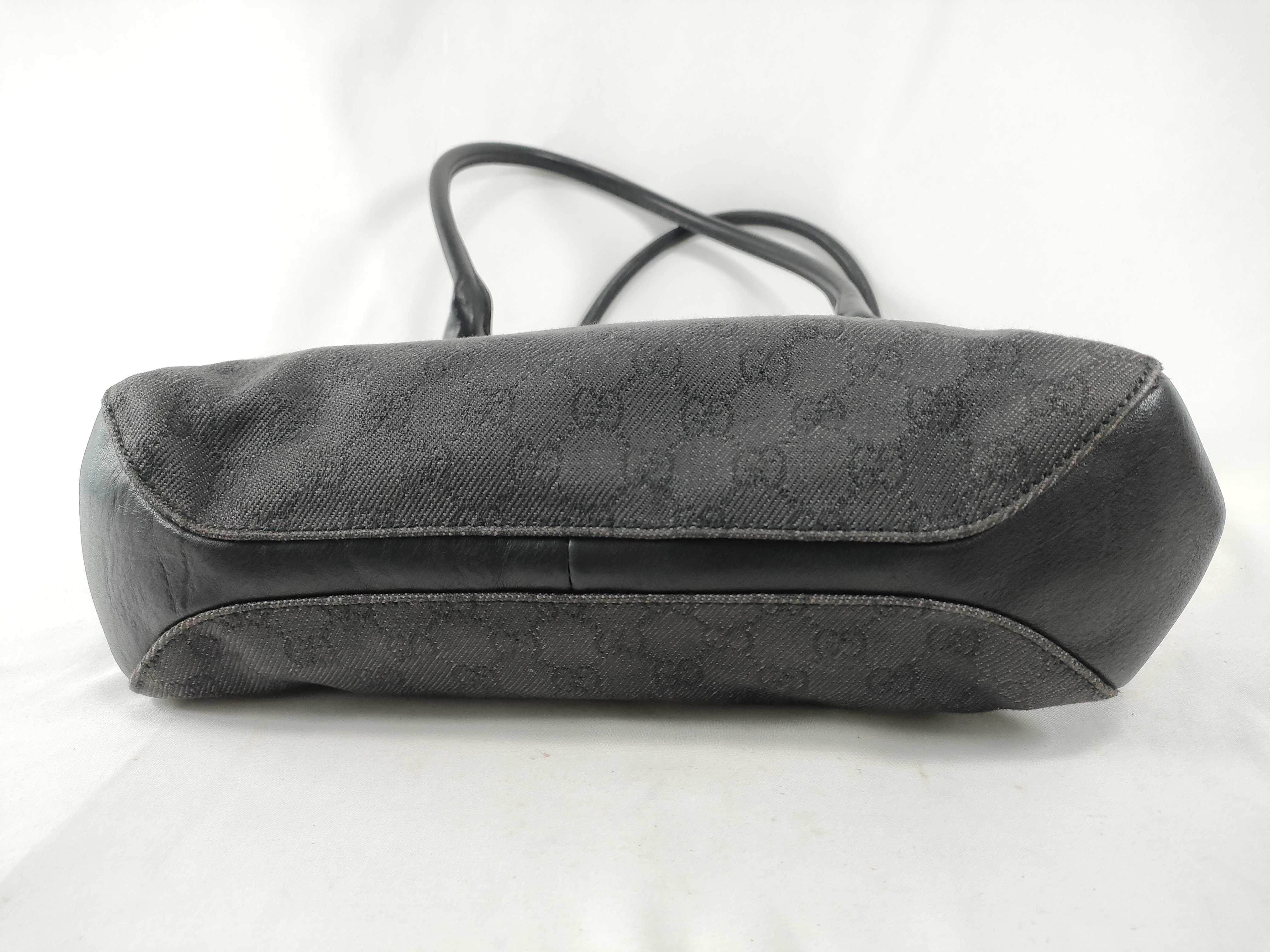 GG Canvas Leather Tote Bag (101971) - Black, Shoulder Bag, Dust Bag Included. — view 7