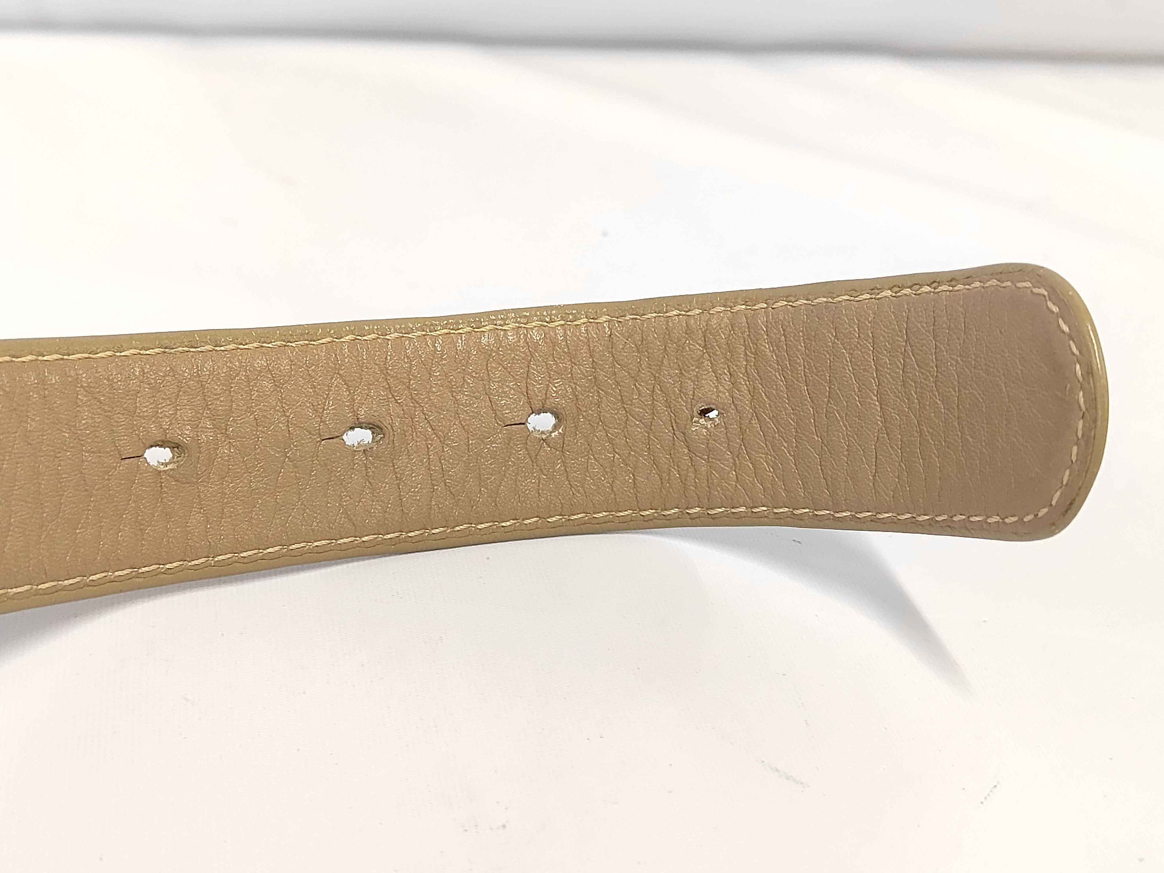CD logo buckle leather belt, size 70. — view 6