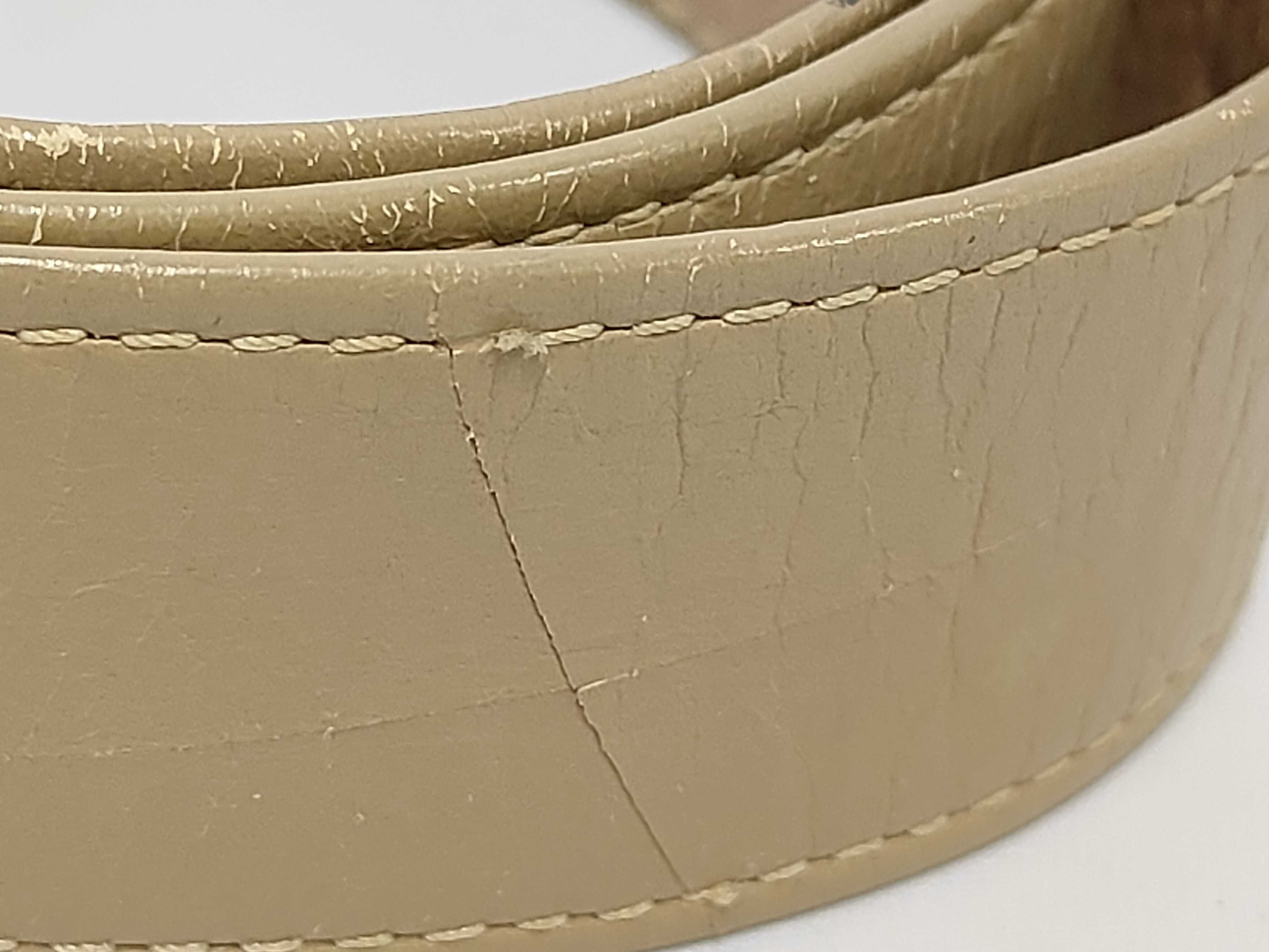 CD logo buckle leather belt, size 70. — view 7