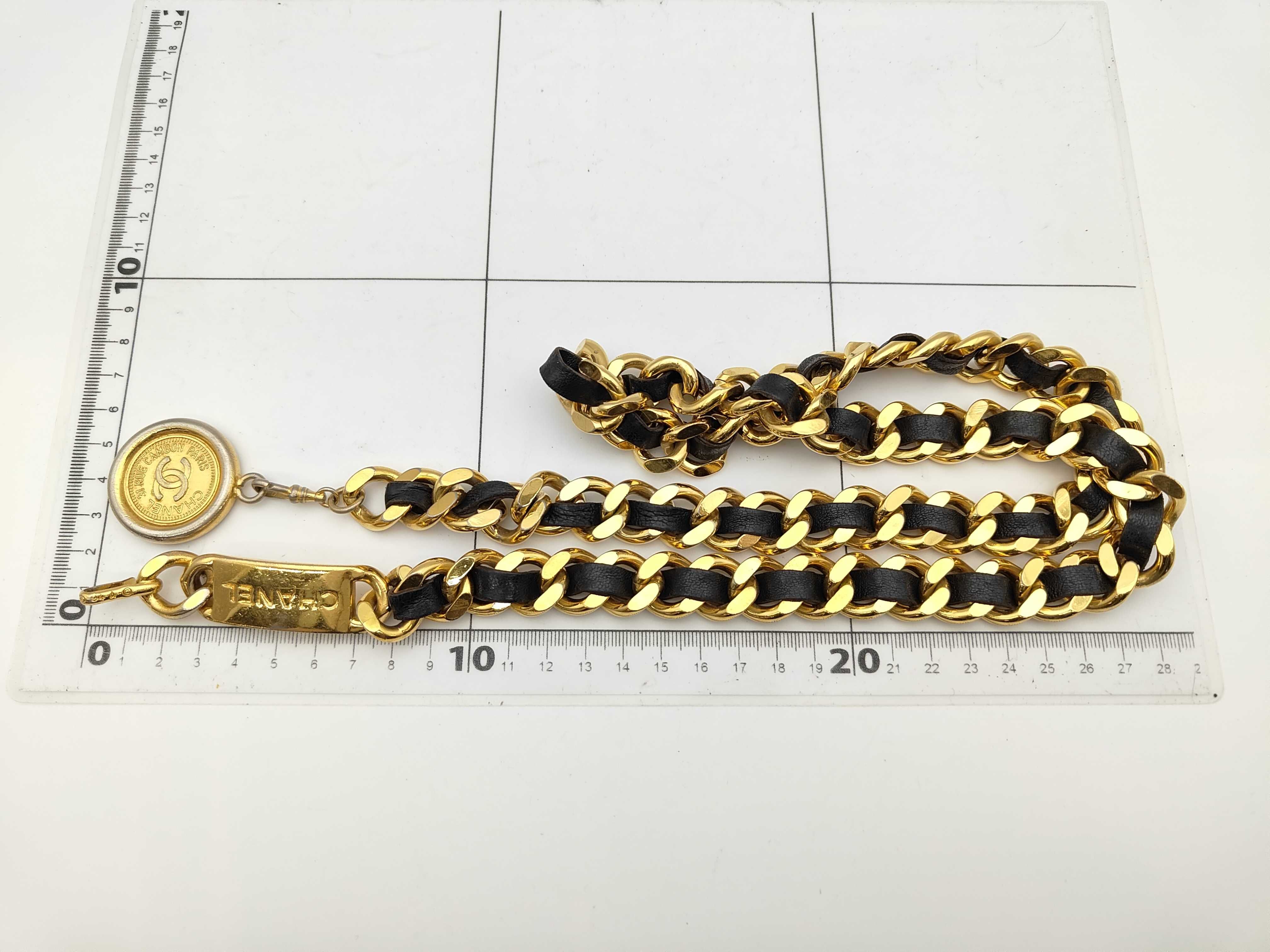 Coin Charm Chain Belt 94A Charm Belt — view 5