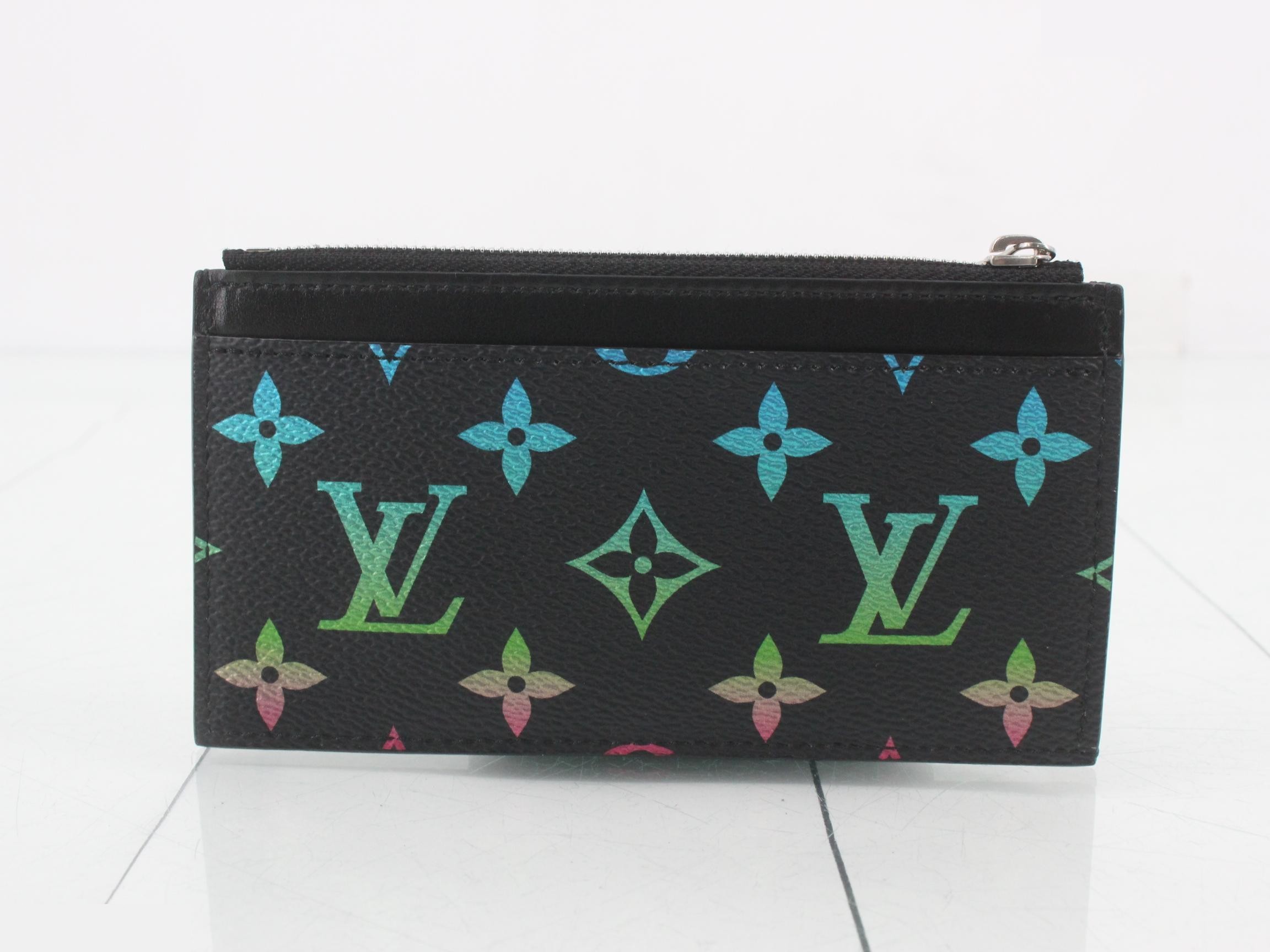 Monogram Gradient Coin Card Holder — view 2